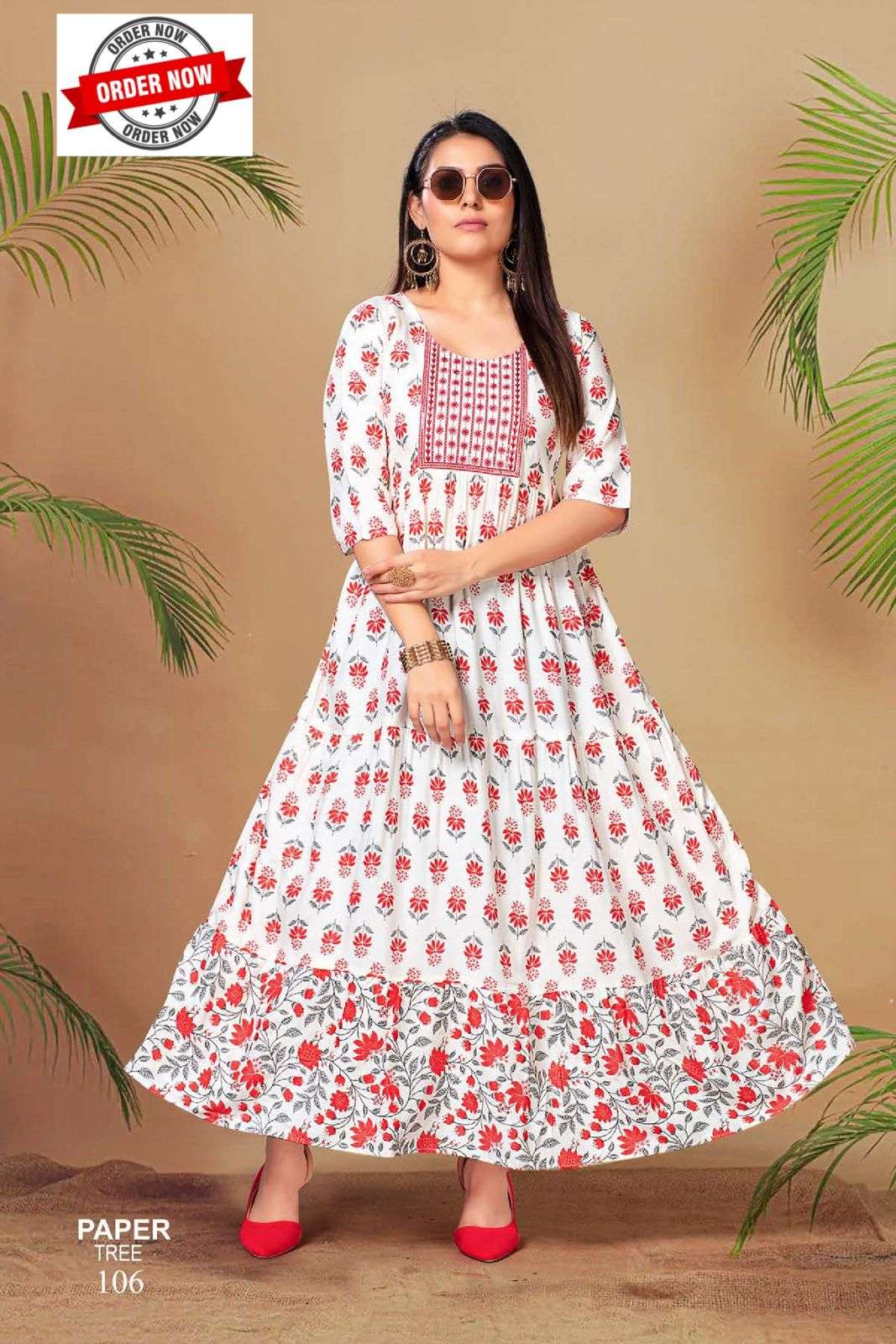 WHITE PAPER TREE VOL.1 Kurti Wholesale catalog