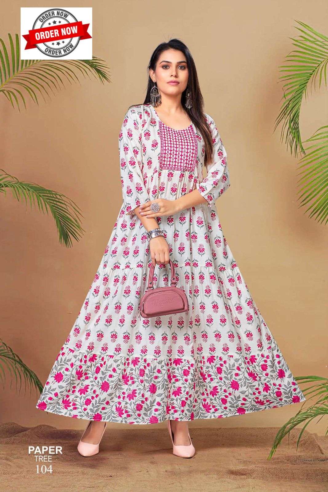 WHITE PAPER TREE VOL.1 Kurti Wholesale catalog