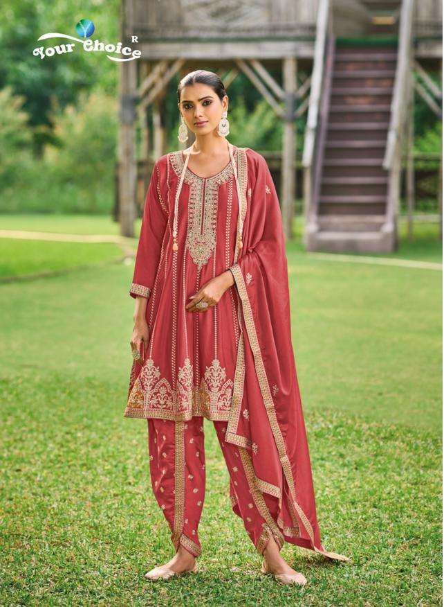 Your Choice Dhoti Style Designer Salwar Suits Wholesale catalog