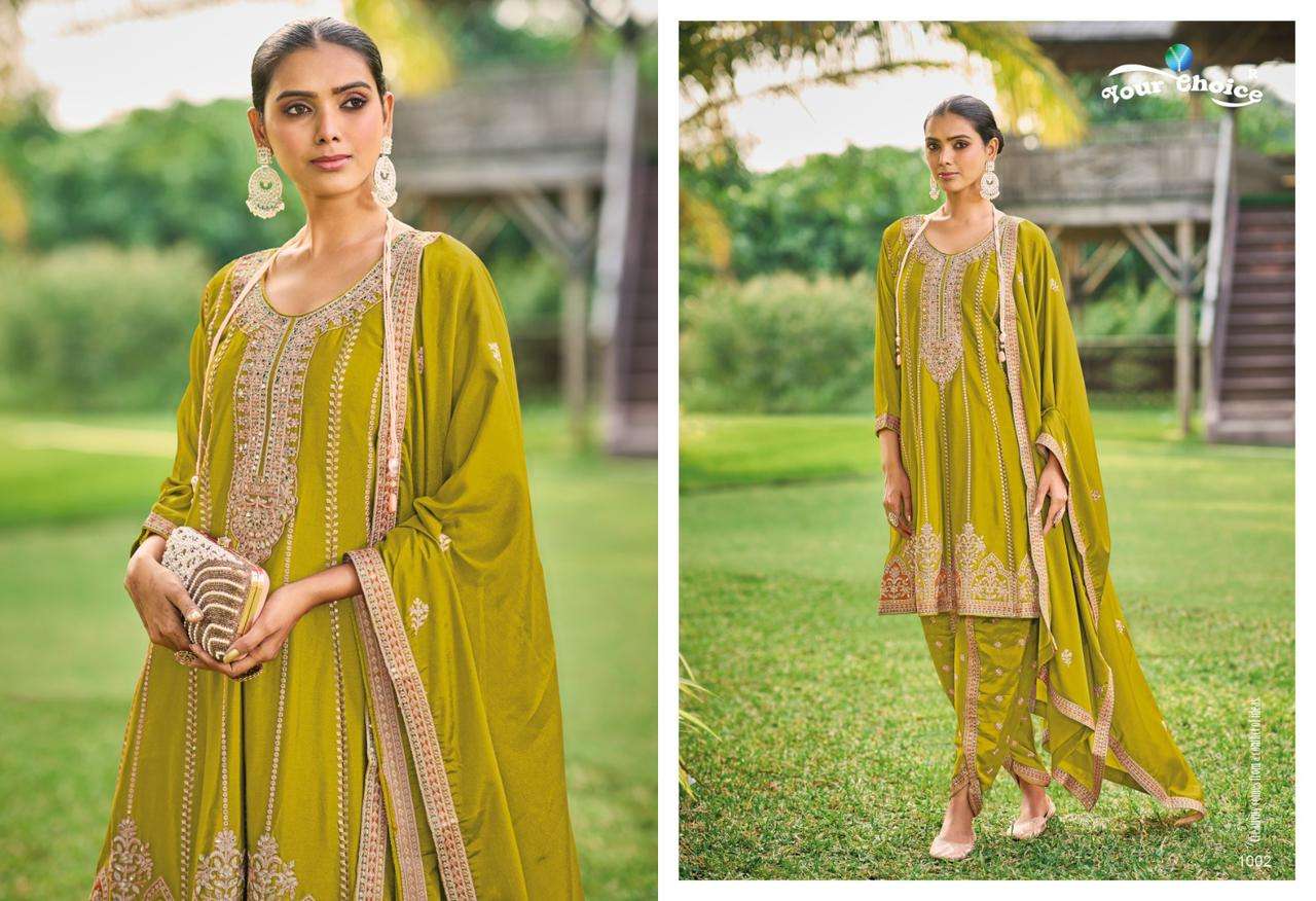 Your Choice Dhoti Style Designer Salwar Suits Wholesale catalog