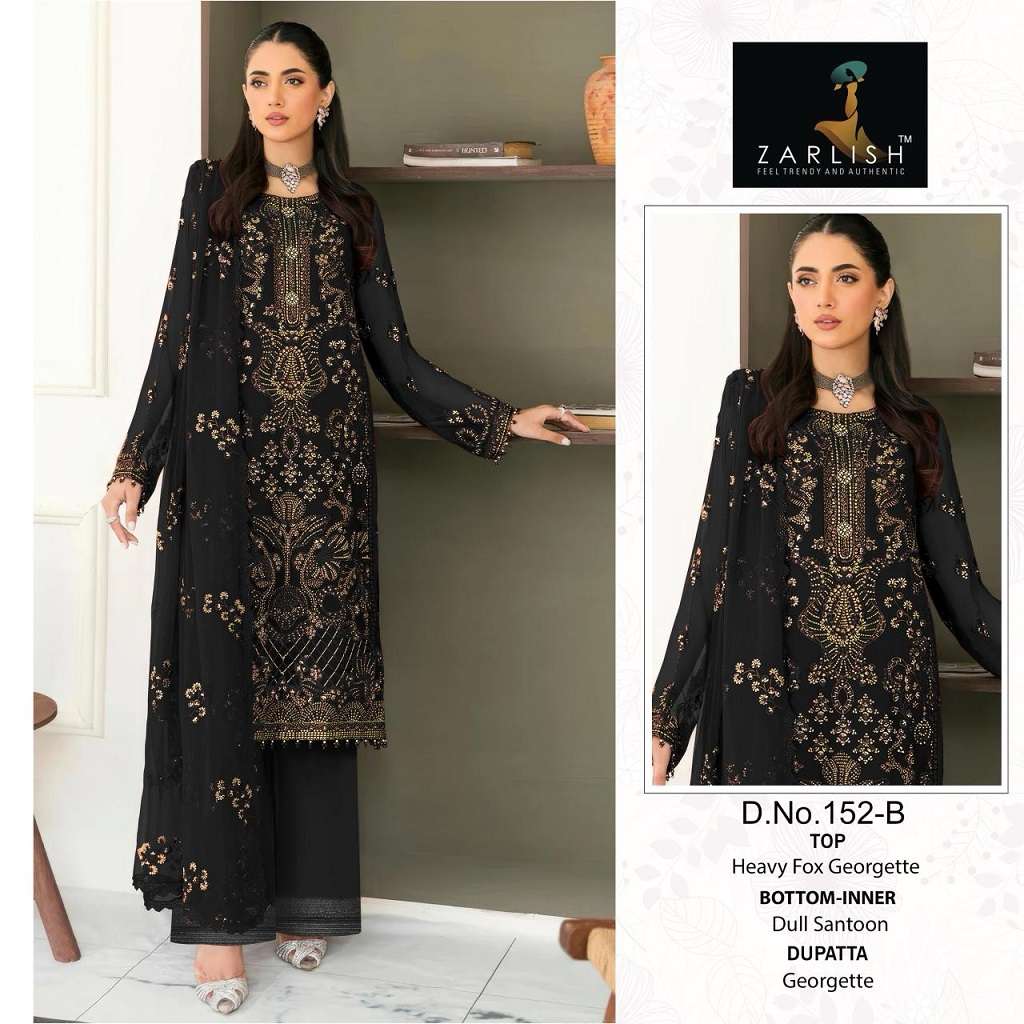 Zarlish Pakistani With And Without Patch Work Suit -Dress Material -Wholesale Catalog