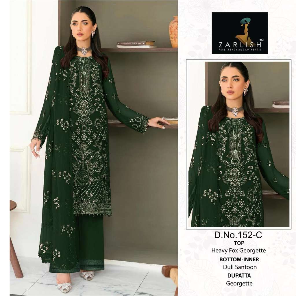 Zarlish Pakistani With And Without Patch Work Suit -Dress Material -Wholesale Catalog