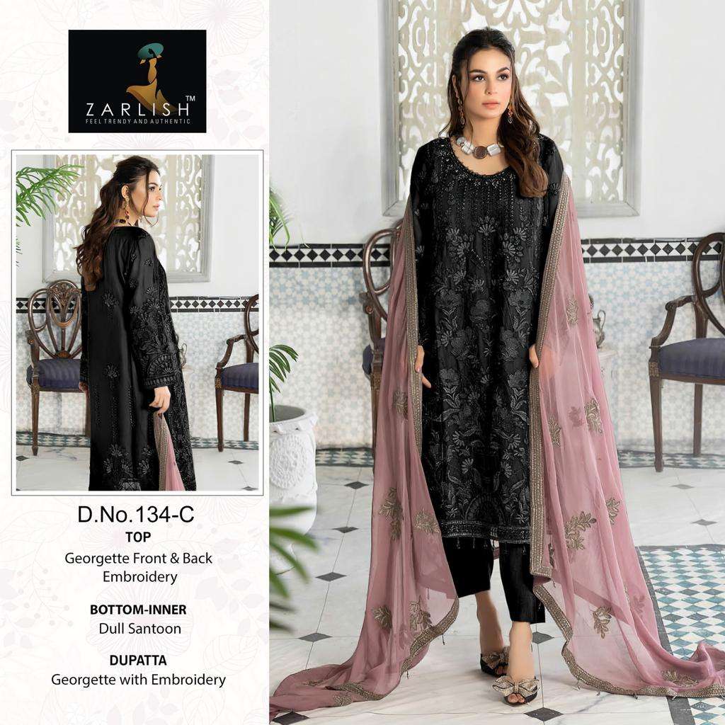 Zarlish Pakistani With And Without Patch Work Suit -Dress Material -Wholesale Catalog
