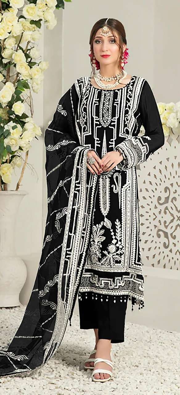 Zarqash Z 3096 A To D Pakistani Suits Wholesale catalog