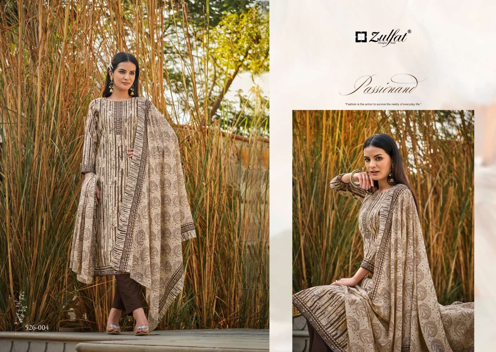 Zulfat Banni Exclusive Designer Dress Material Wholesale catalog