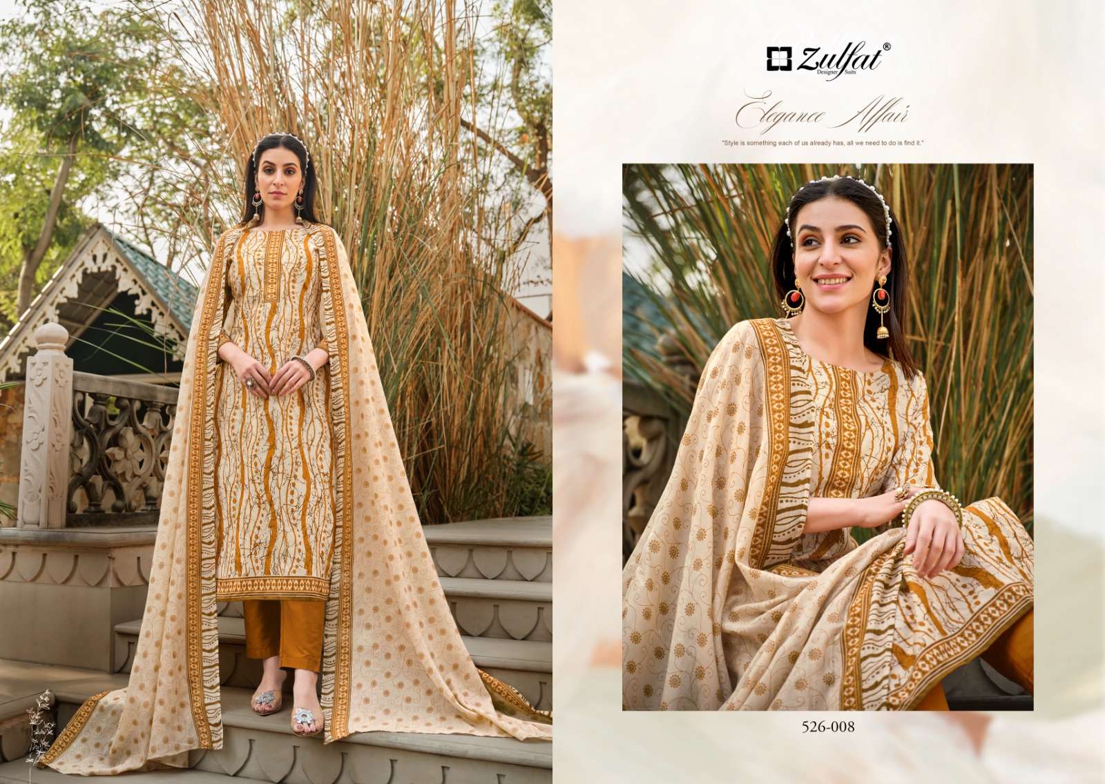 Zulfat Banni Exclusive Designer Dress Material Wholesale catalog