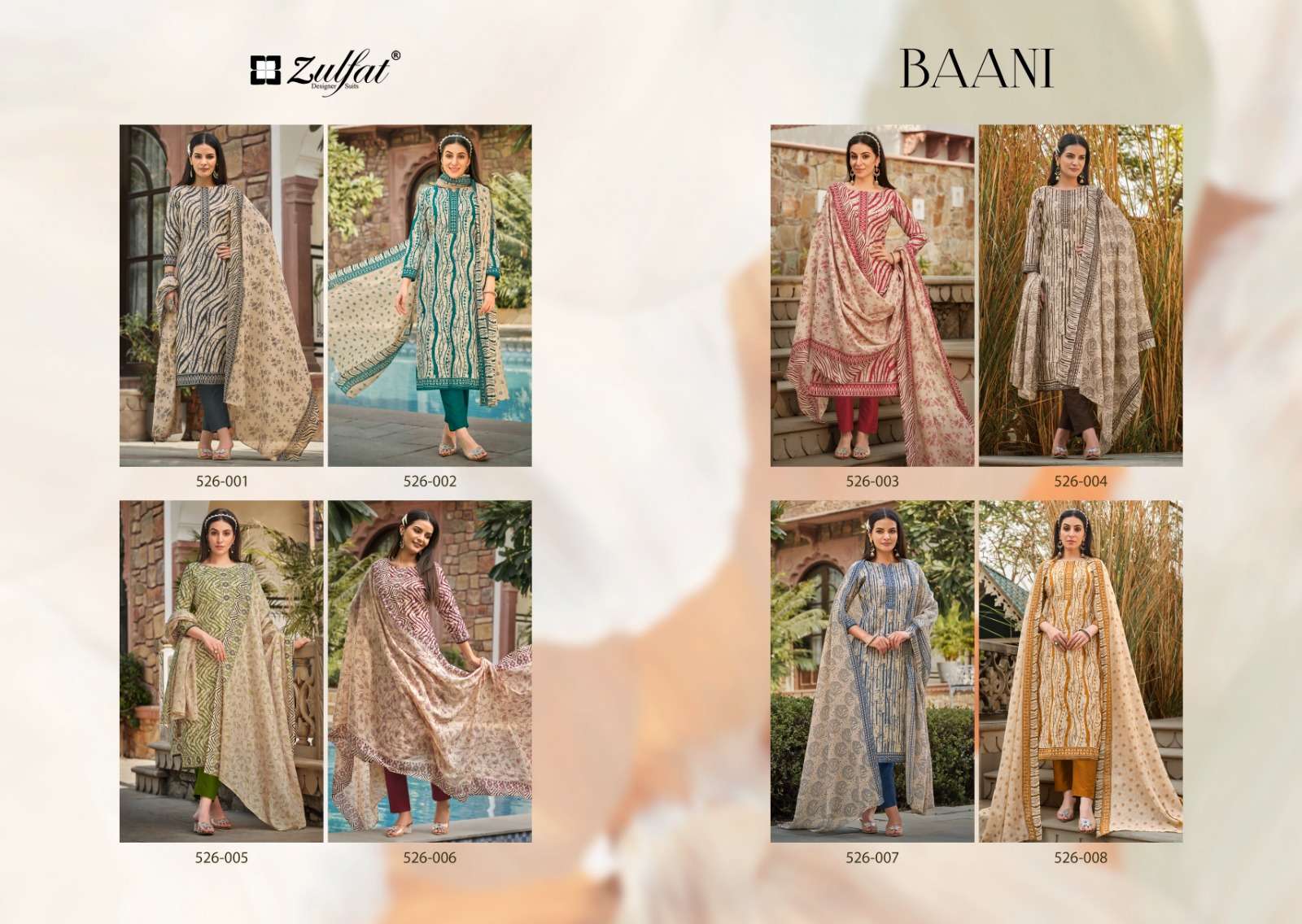 Zulfat Banni Exclusive Designer Dress Material Wholesale catalog