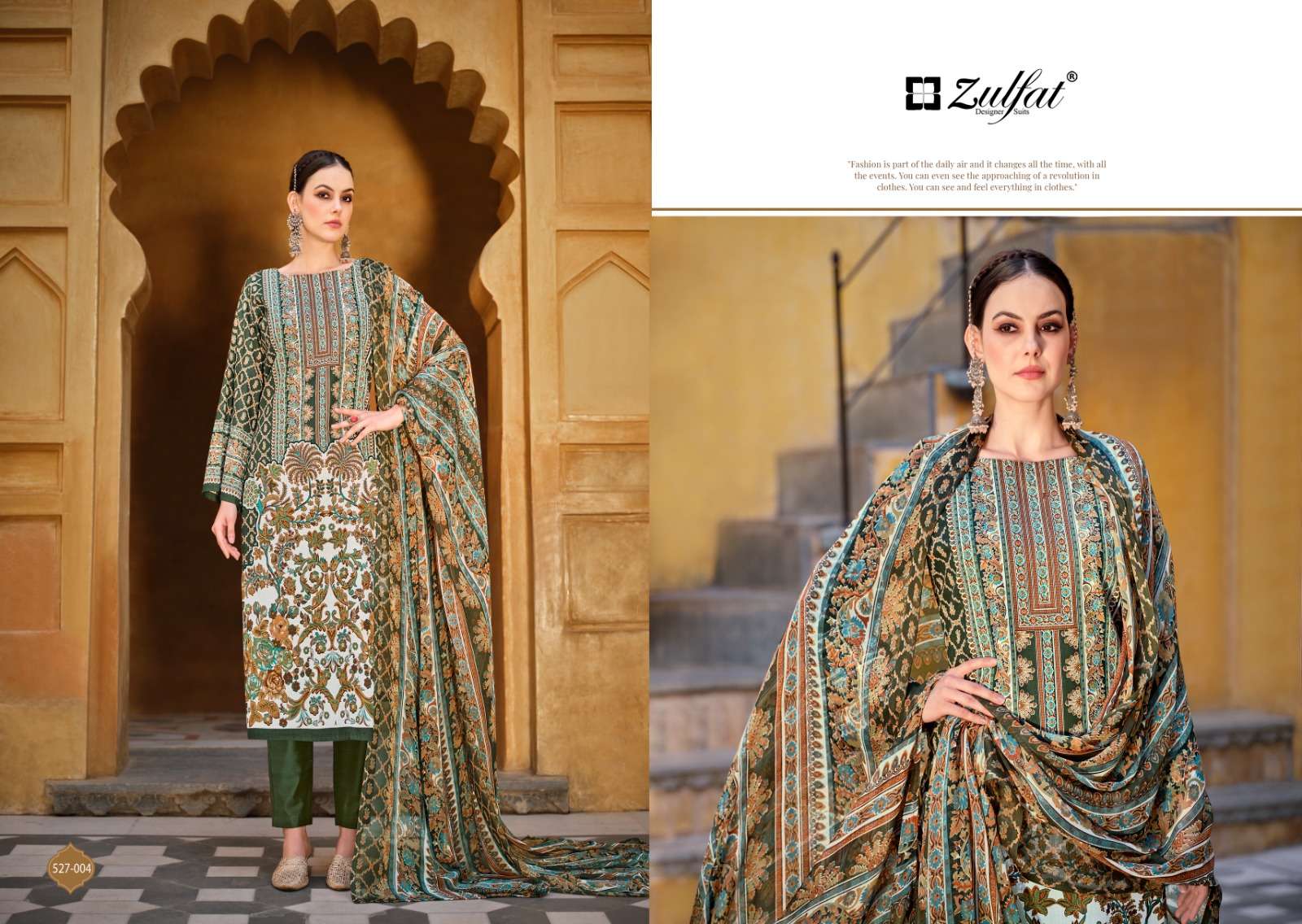 Zulfat Sabira Cotton Designer Dress Material  Wholesale catalog