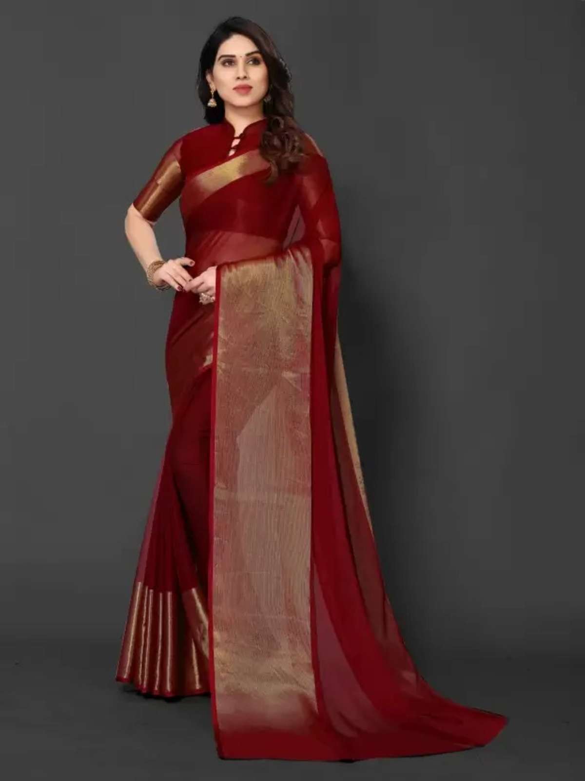 4by11 Chiffon Saree Wholesale catalog