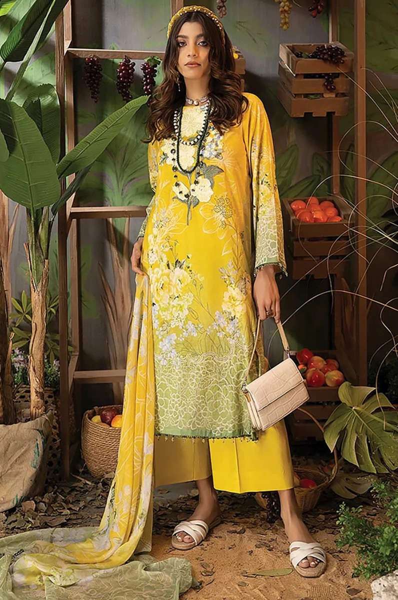 Aasha Adan Libas Colors 1013 A To D Chiffon Dupatta Pakistani Suit Wholesale catalog