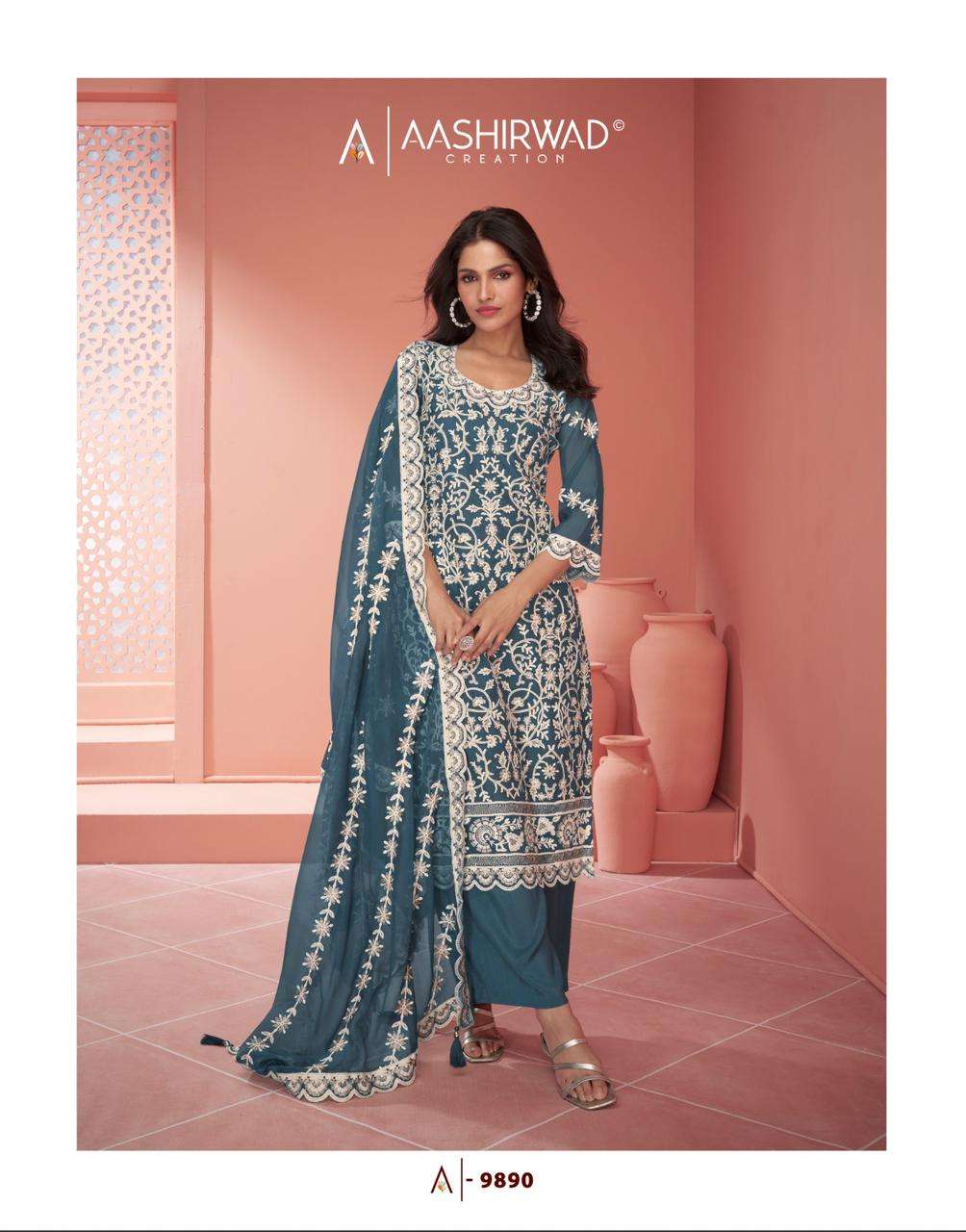 AASHIRWAD RAABTA Salwar kameez Wholesale catalog