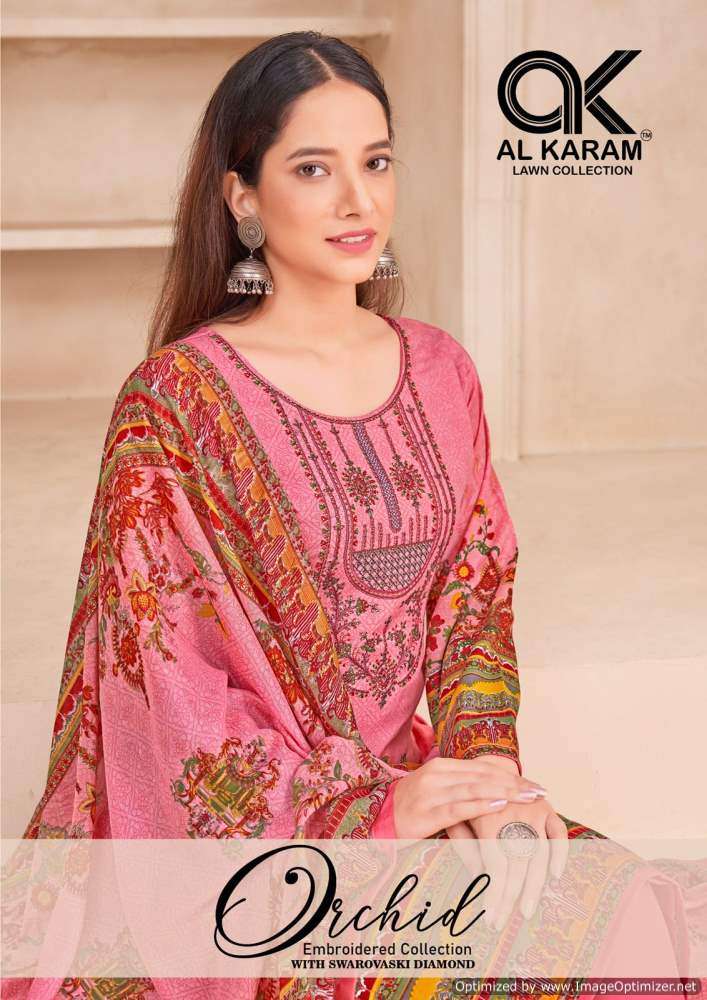 Al Karam Orchid Vol-1 – Dress Material - Wholesale Catalog