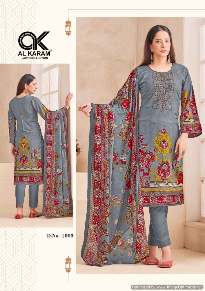 Al Karam Orchid Vol-1 – Dress Material - Wholesale Catalog