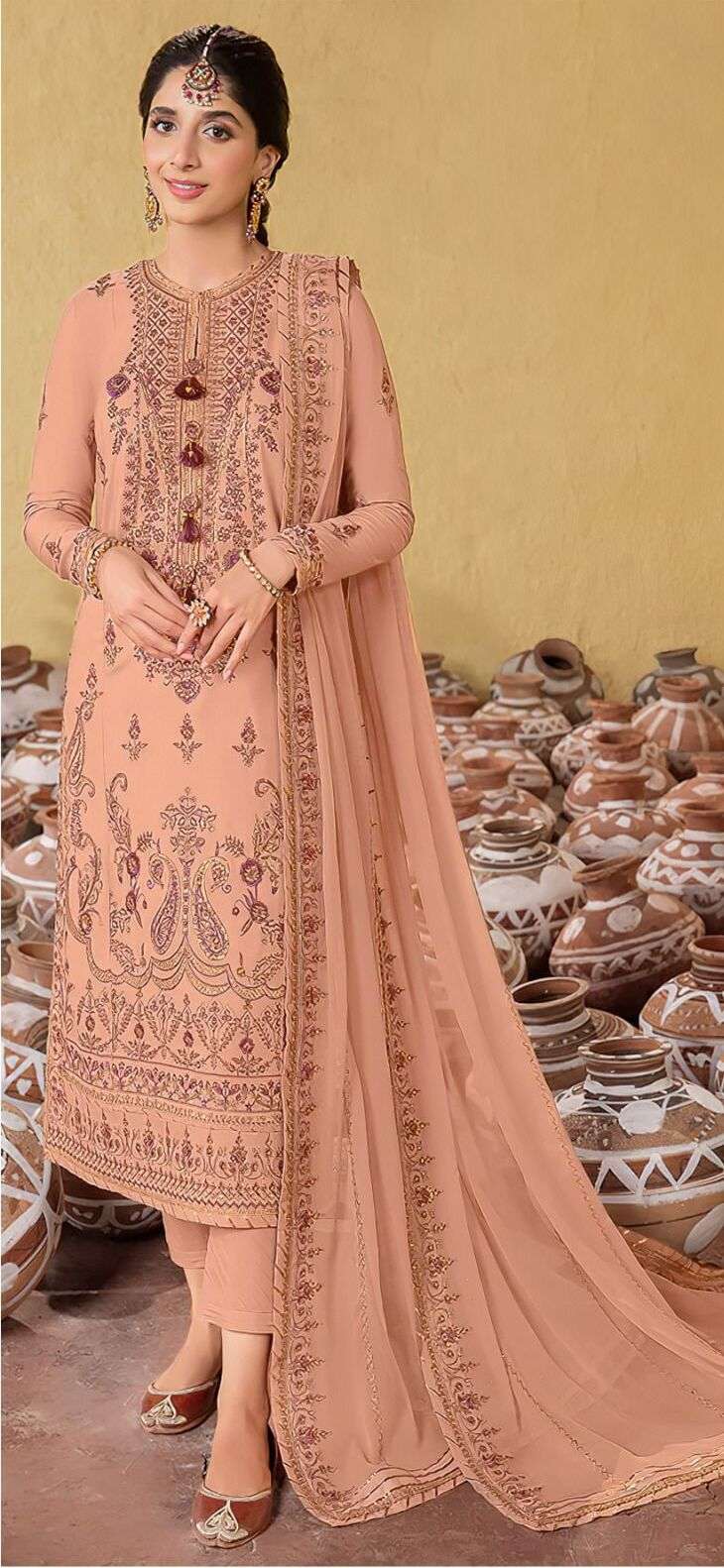 Al Khushbu Ashiyan 1015 Embroidered Pakistani Suit Wholesale catalog