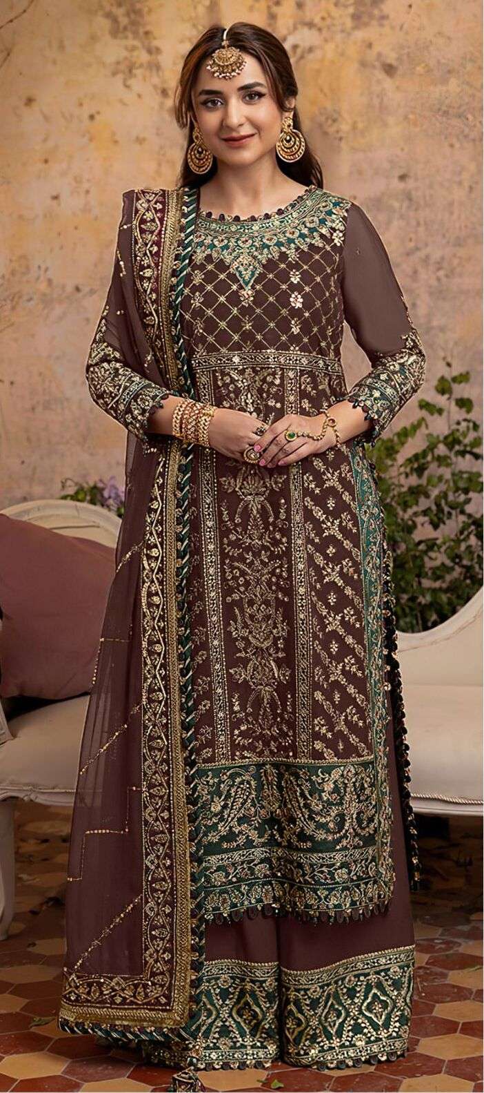 Alk Khushbu Maharani Vol 4 Georgette Pakistani Suit Wholesale catalog