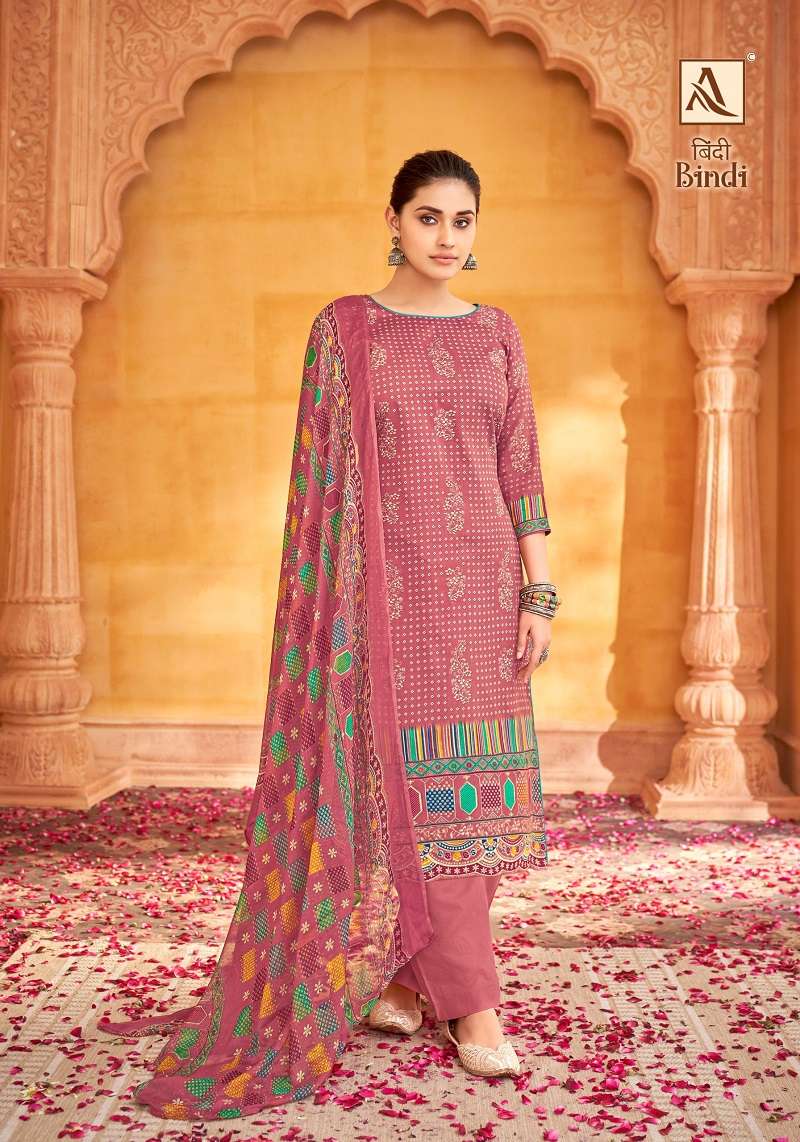 Alok Bindi Digital Printed Dress Material Wholesale catalog