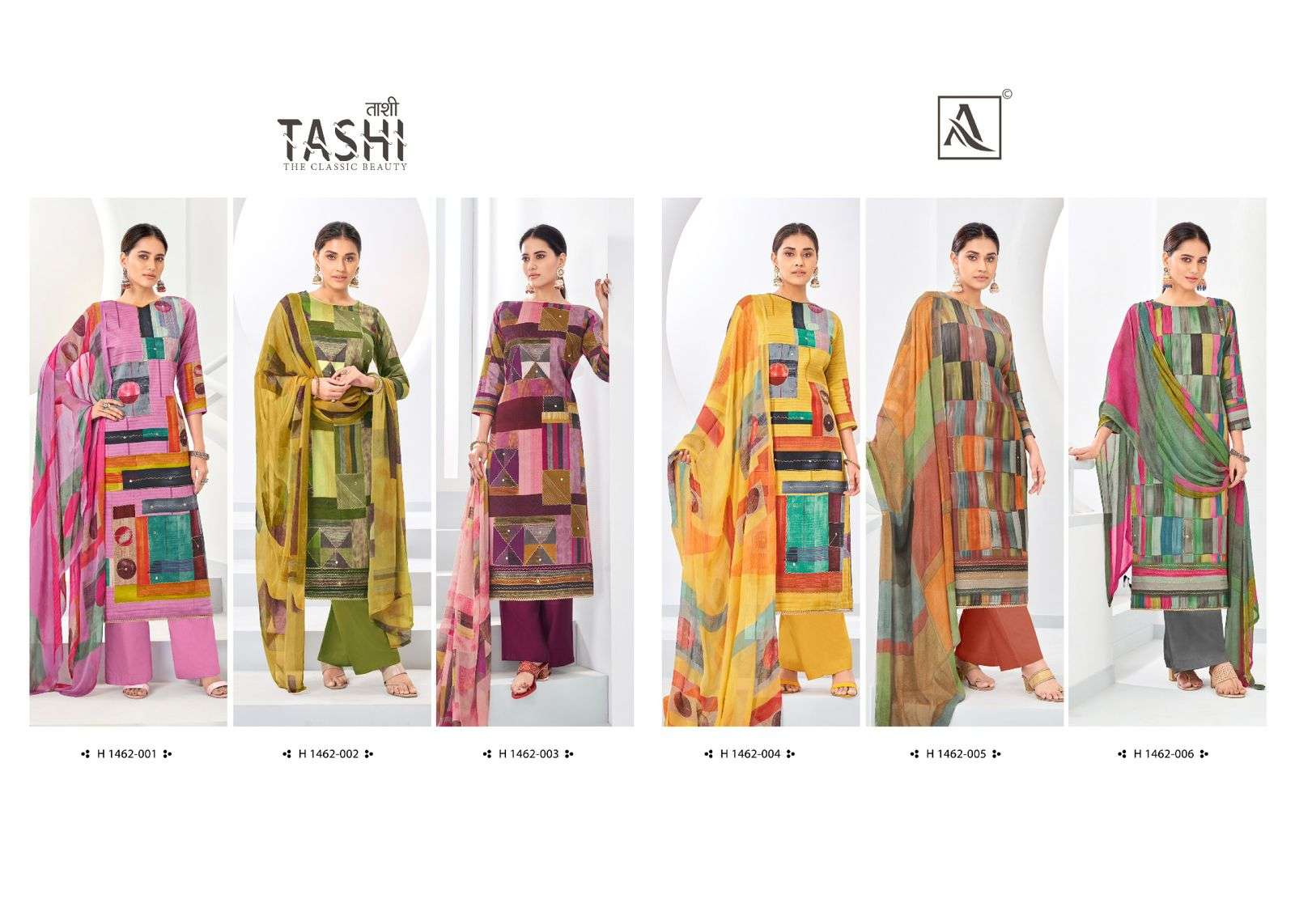 Alok Tashi Premium Cotton Designer Salwar Suits Wholesale catalog