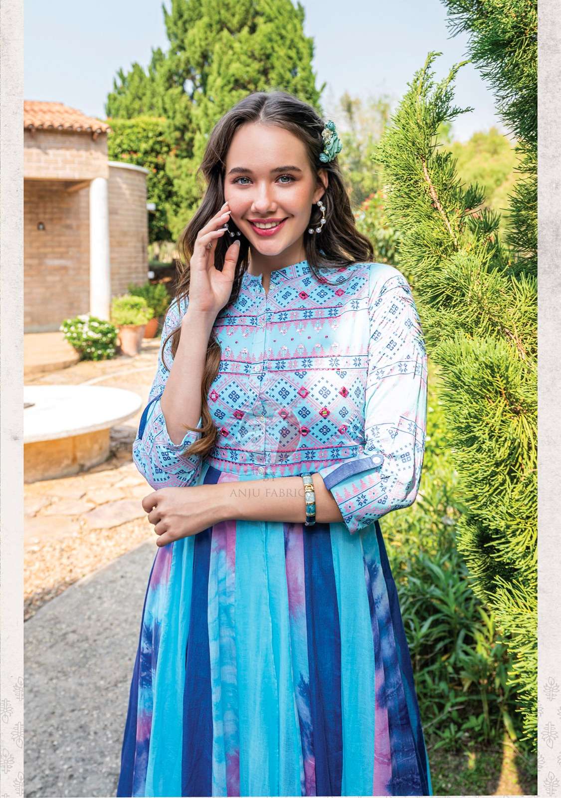 Anju Fabrics Breezy vol -2 Kurti Wholesale catalog