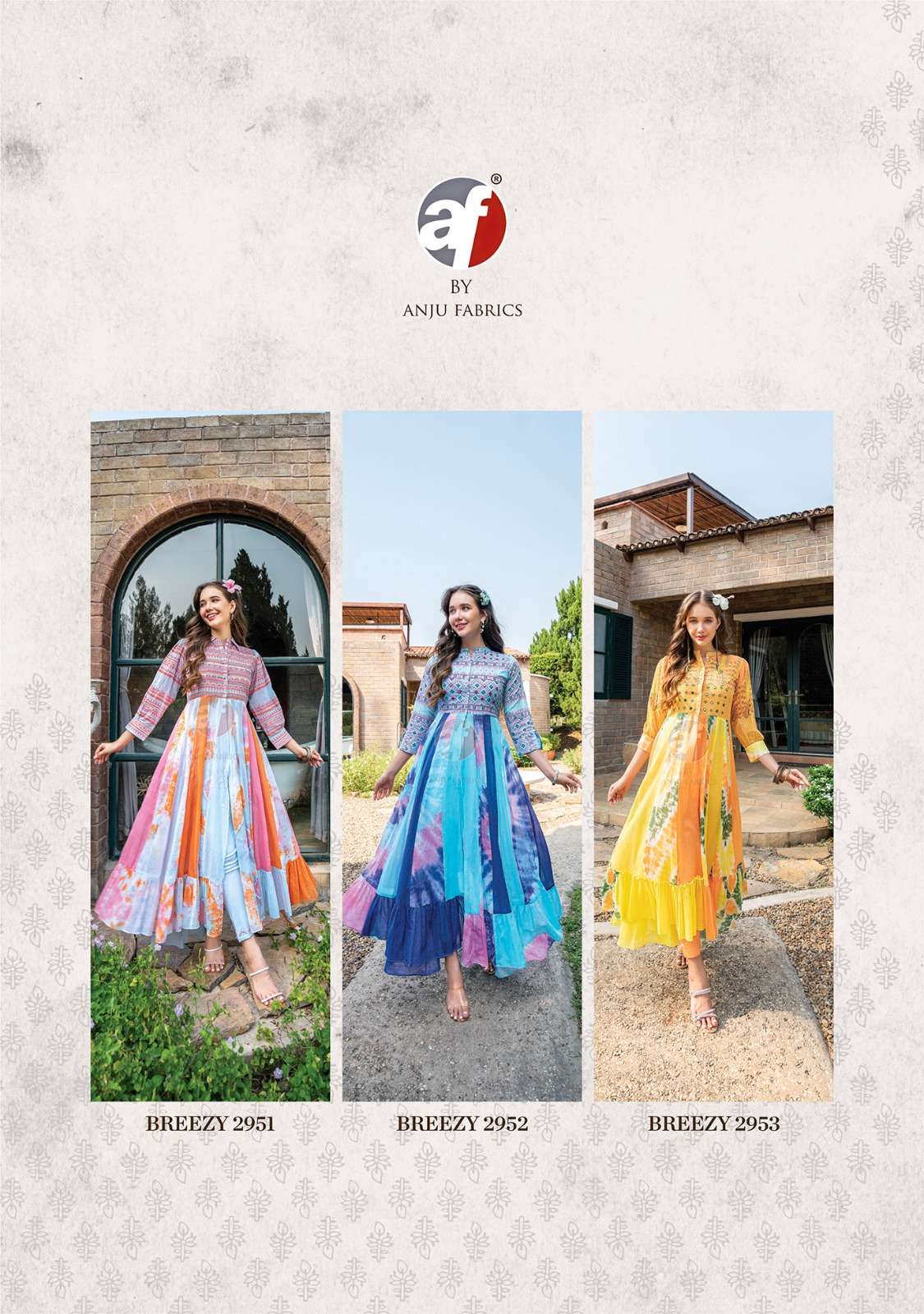 Anju Fabrics Breezy vol -2 Kurti Wholesale catalog