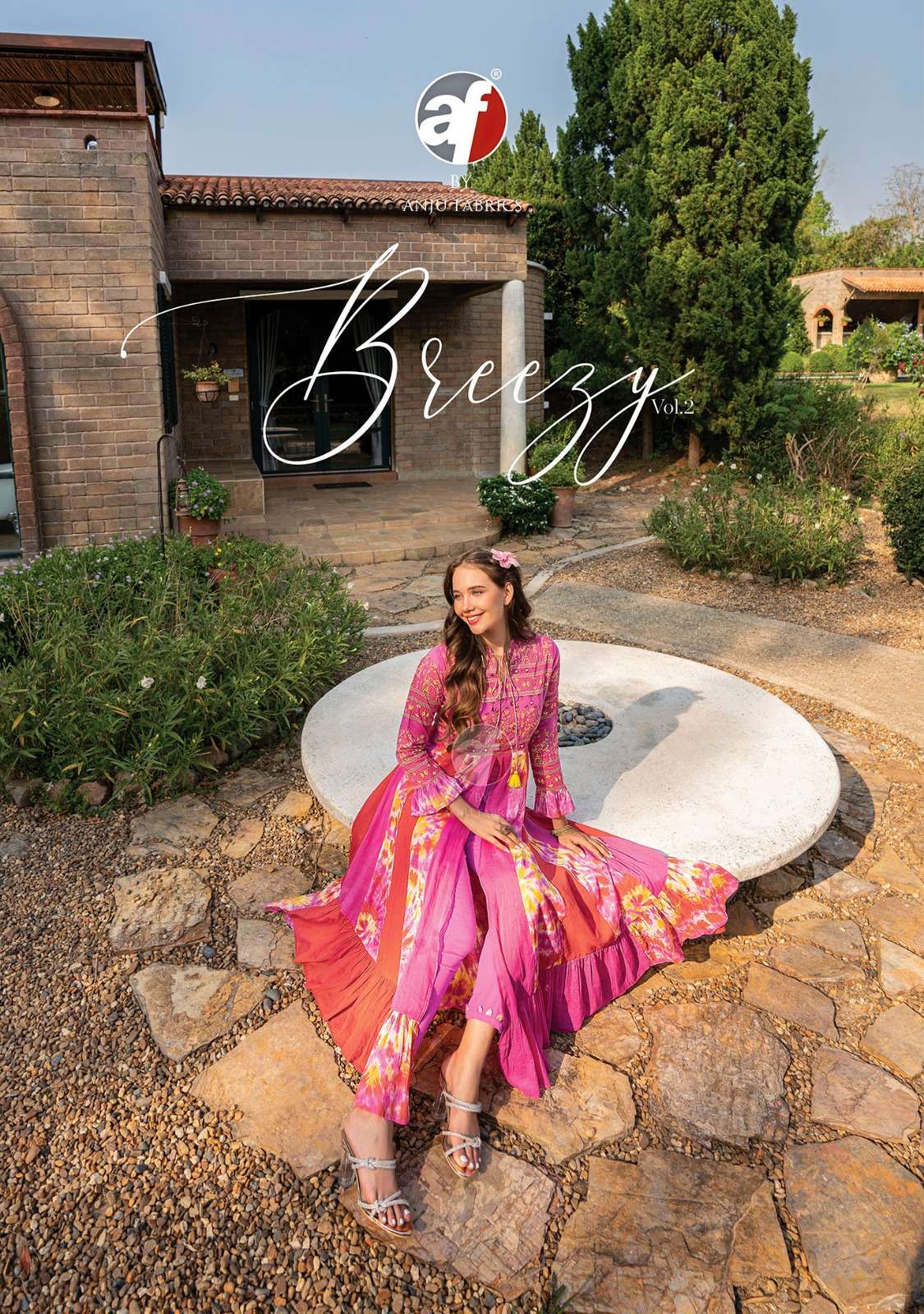 Anju Fabrics Breezy vol -2 Kurti Wholesale catalog