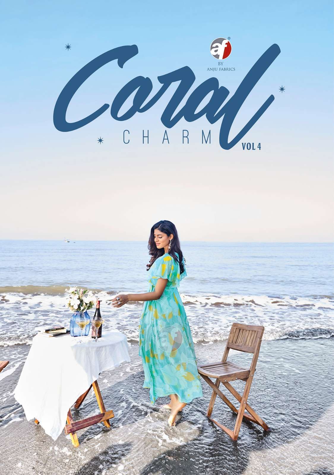 Anju Fabrics Coral Charm vol -4 Kurti Wholesale catalog