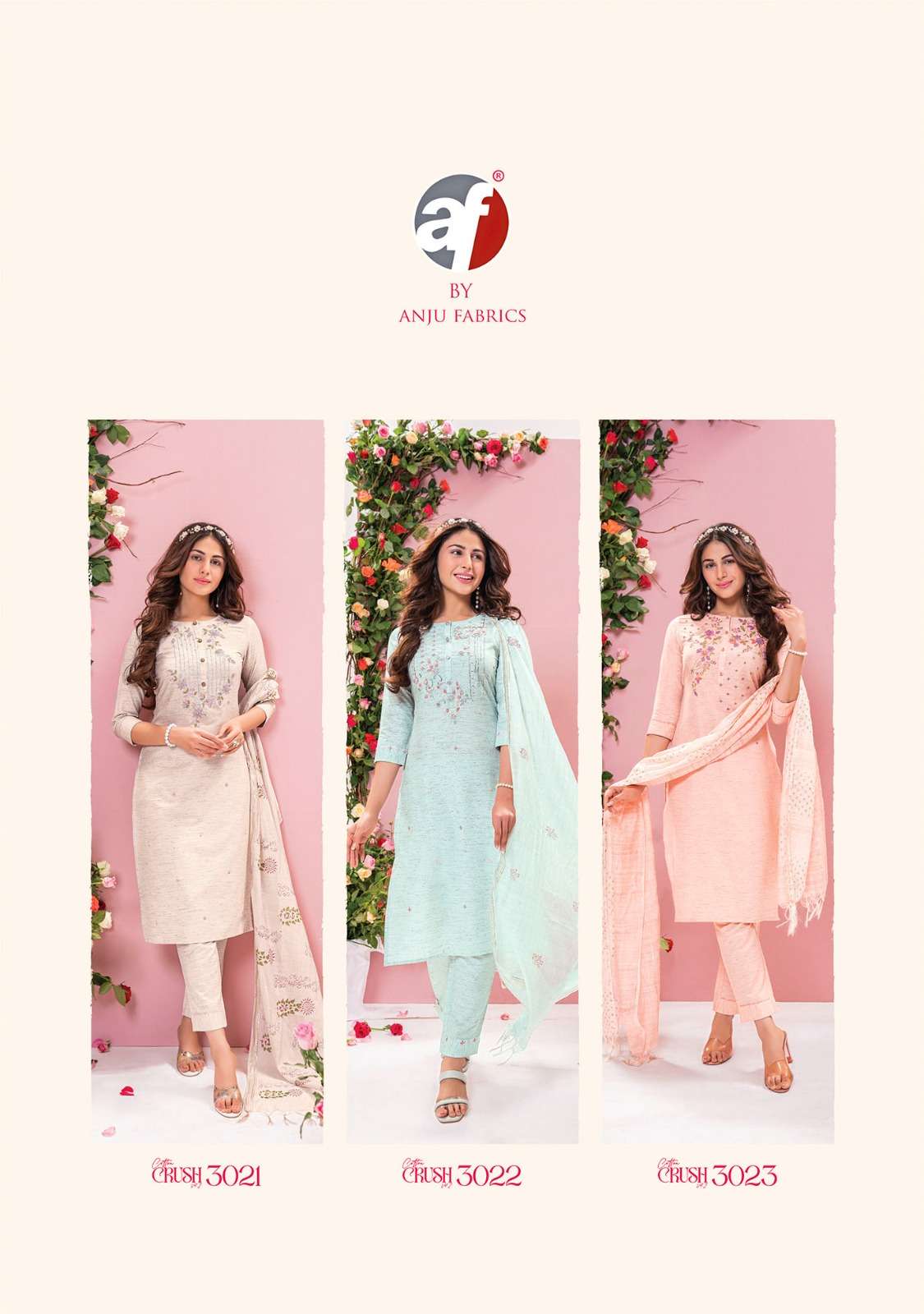 Anju Fabrics Cotton Crush vol -2 Kurti Wholesale catalog