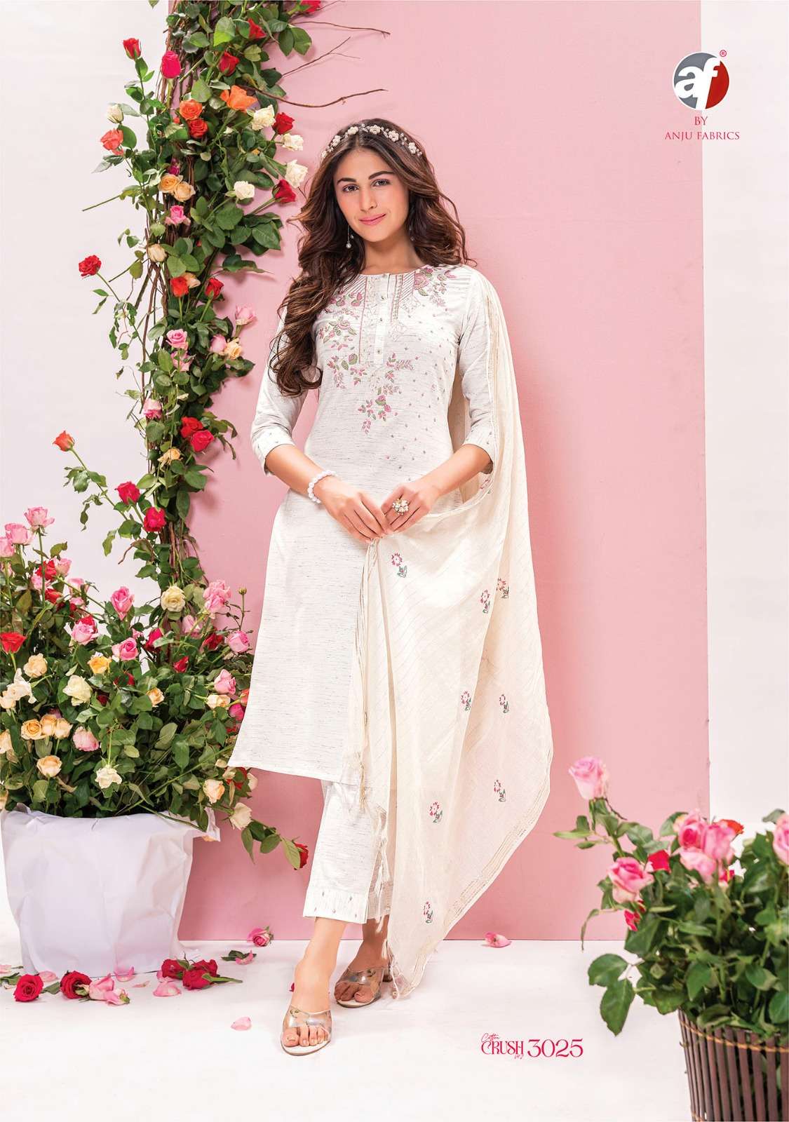 Anju Fabrics Cotton Crush vol -2 Kurti Wholesale catalog