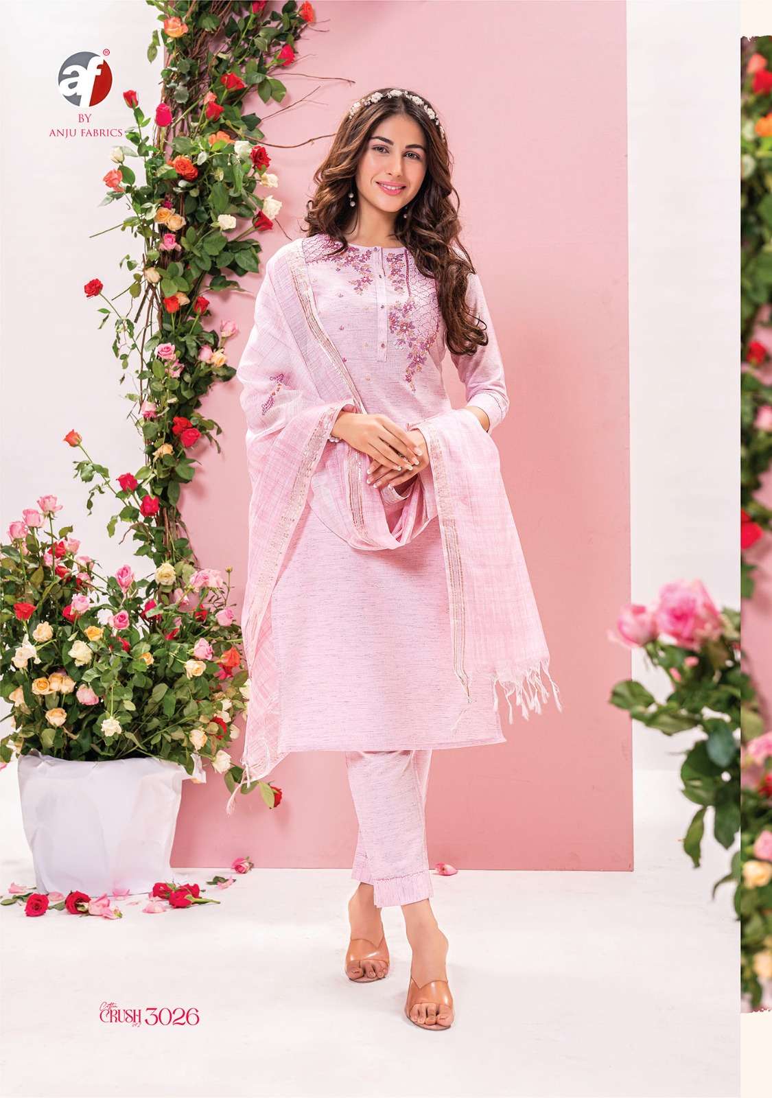 Anju Fabrics Cotton Crush vol -2 Kurti Wholesale catalog