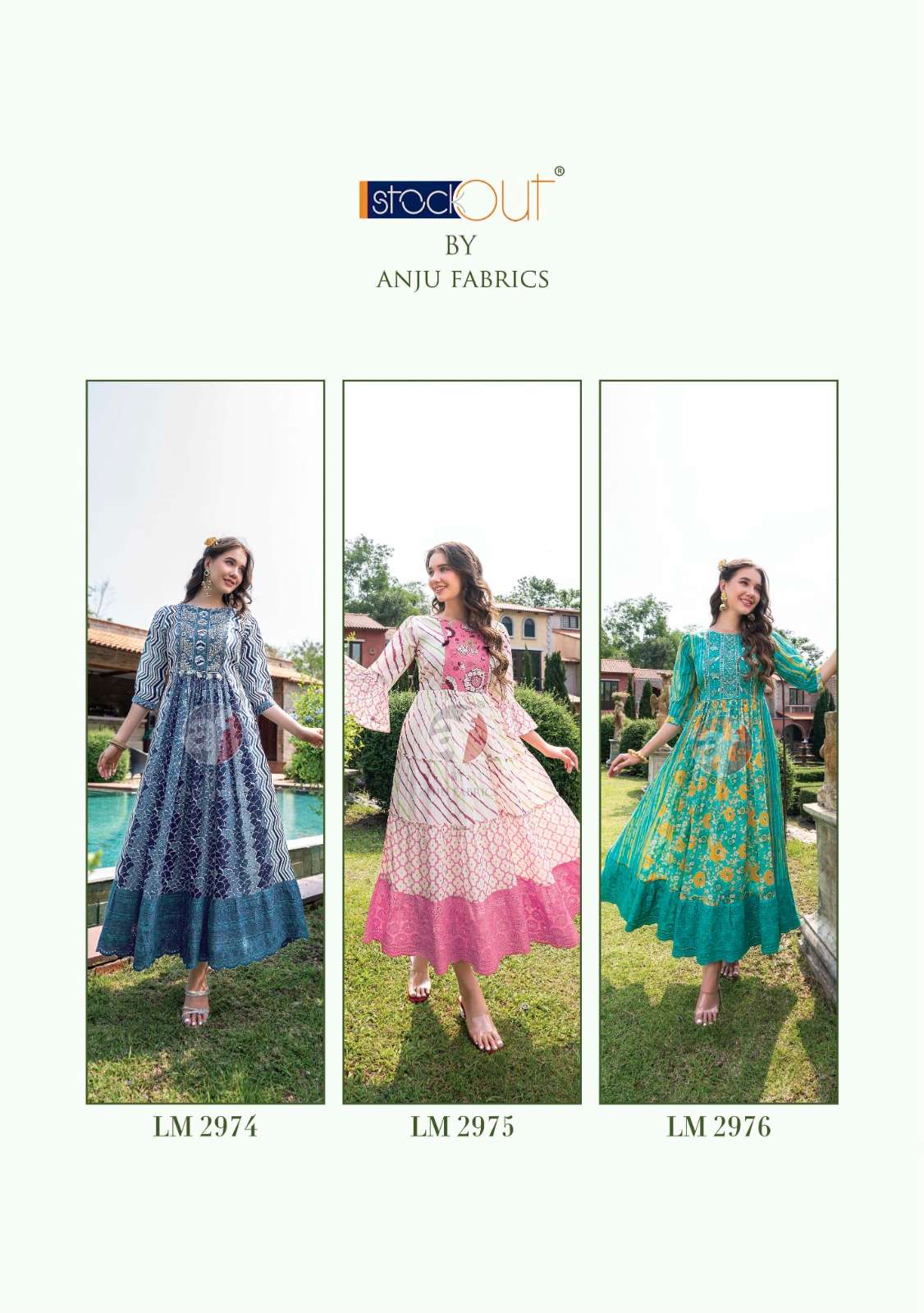 Anju Fabrics Lime Light vol -2 Kurti Wholesale catalog