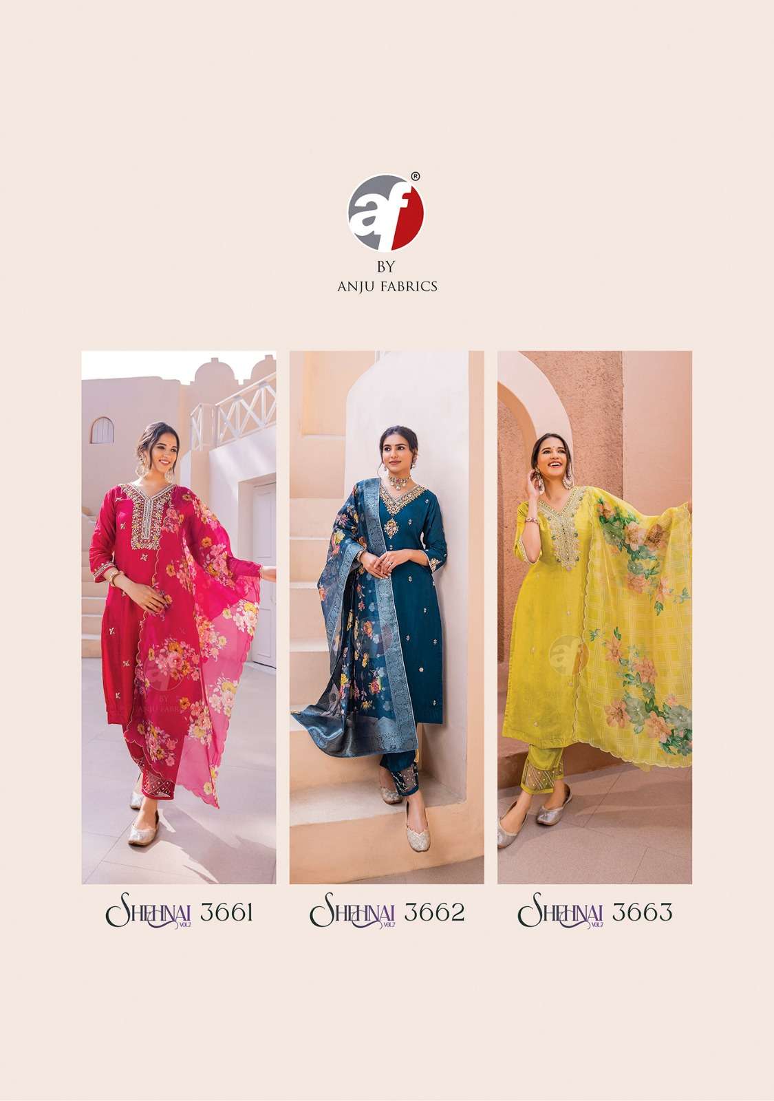 Anju Fabrics Shehnai vol -7 Kurti Wholesale catalog