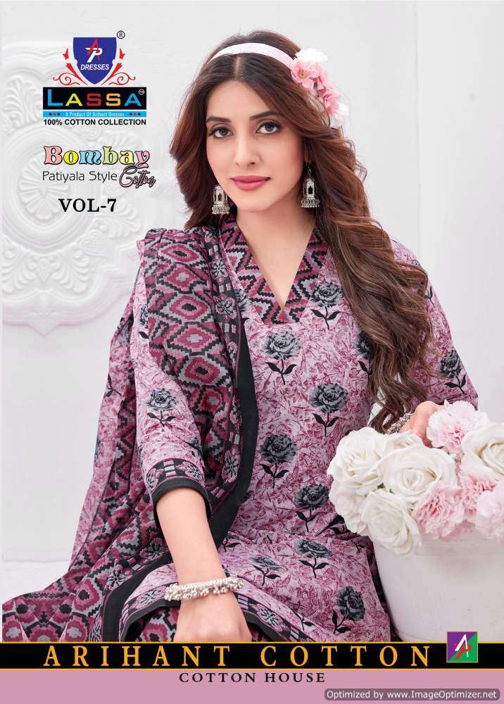 Ap Lassa Bombay Cotton Vol-7 -Dress Material -Wholesale Catalog