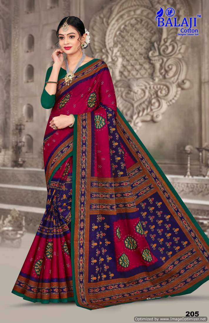 Balaji Queen Masleen Vol-2 – Cotton Sarees - Wholesale Catalog