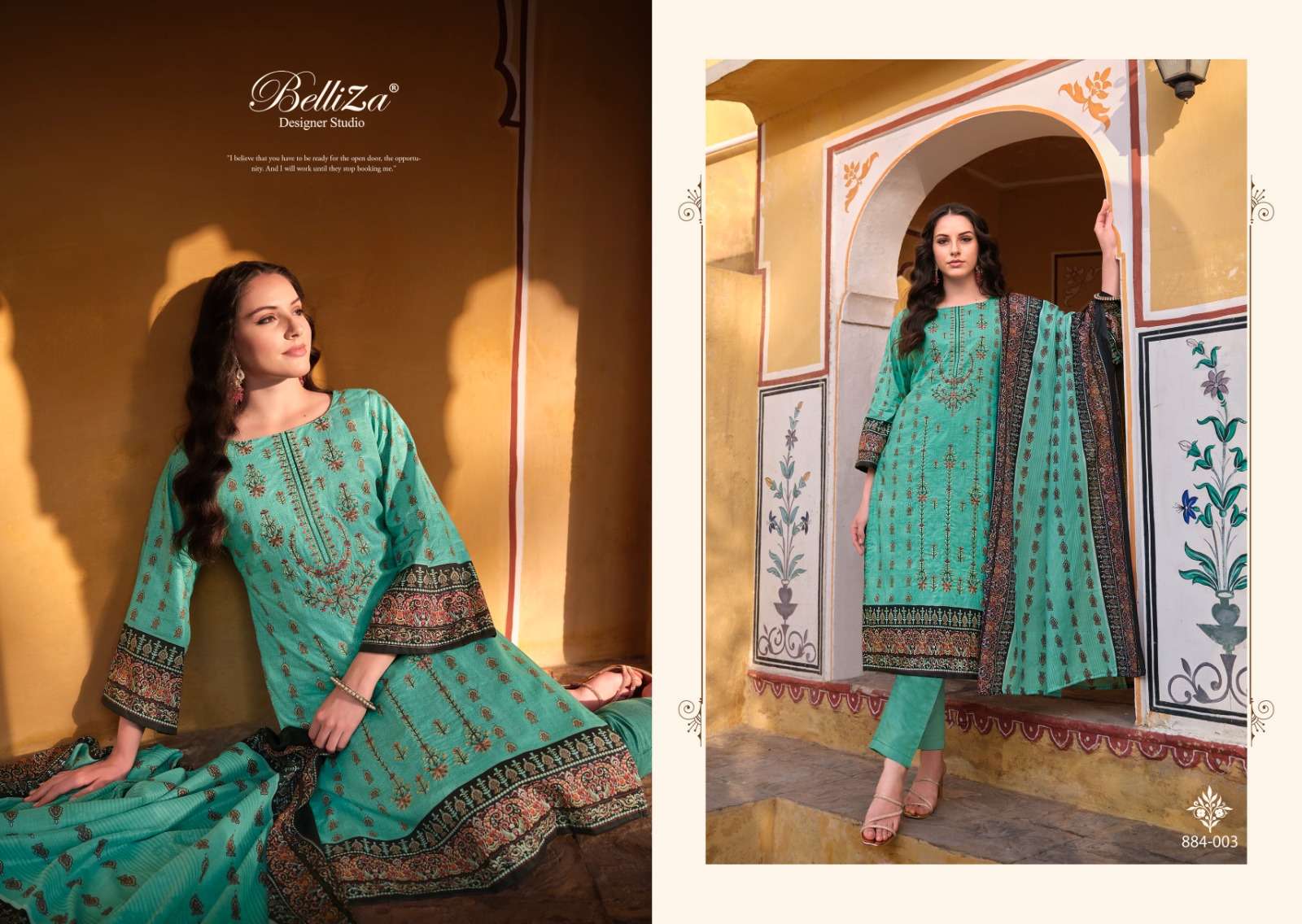 Belliza Bin Saeed Vol 3 Dress Material Wholesale catalog