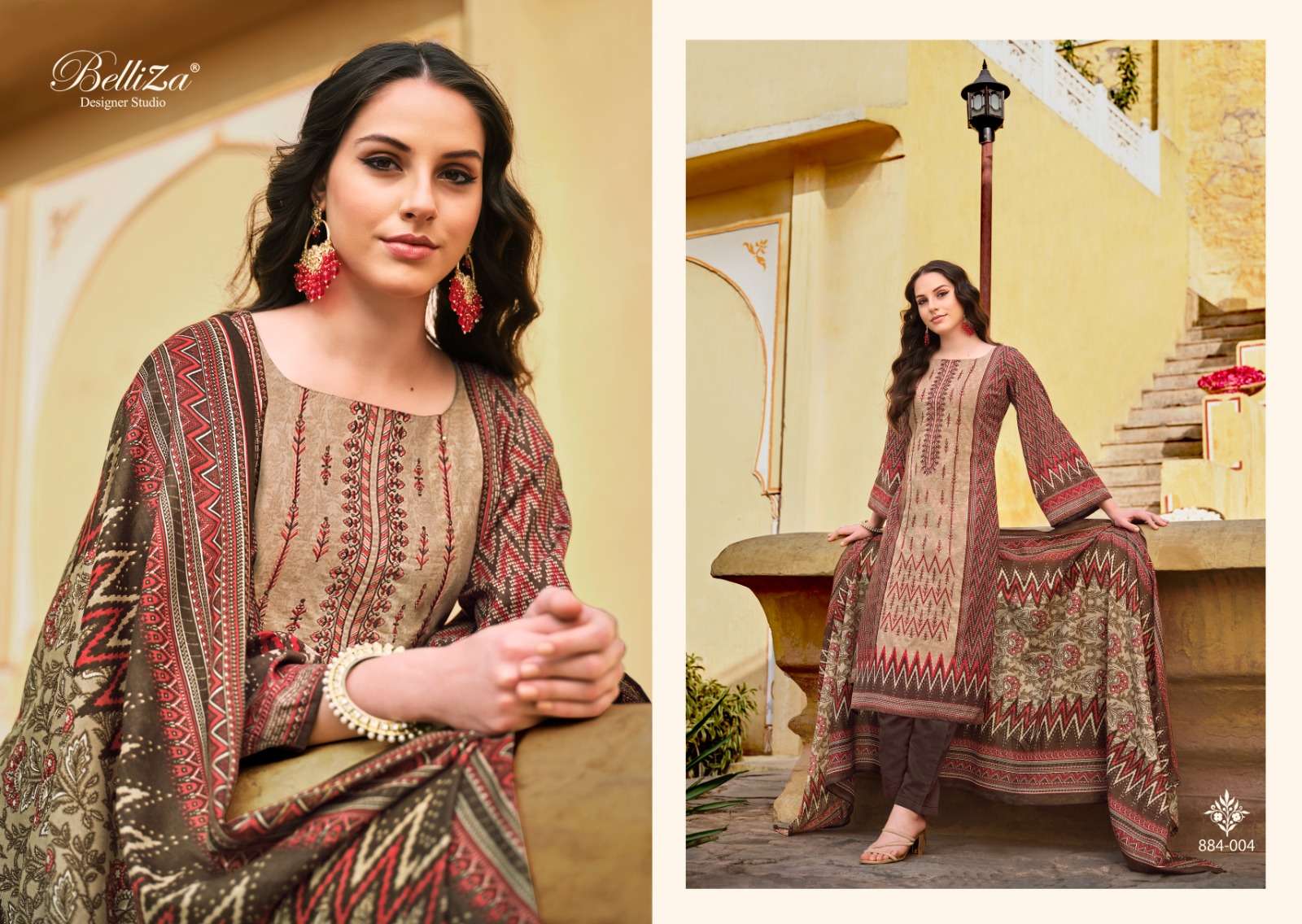 Belliza Bin Saeed Vol 3 Dress Material Wholesale catalog