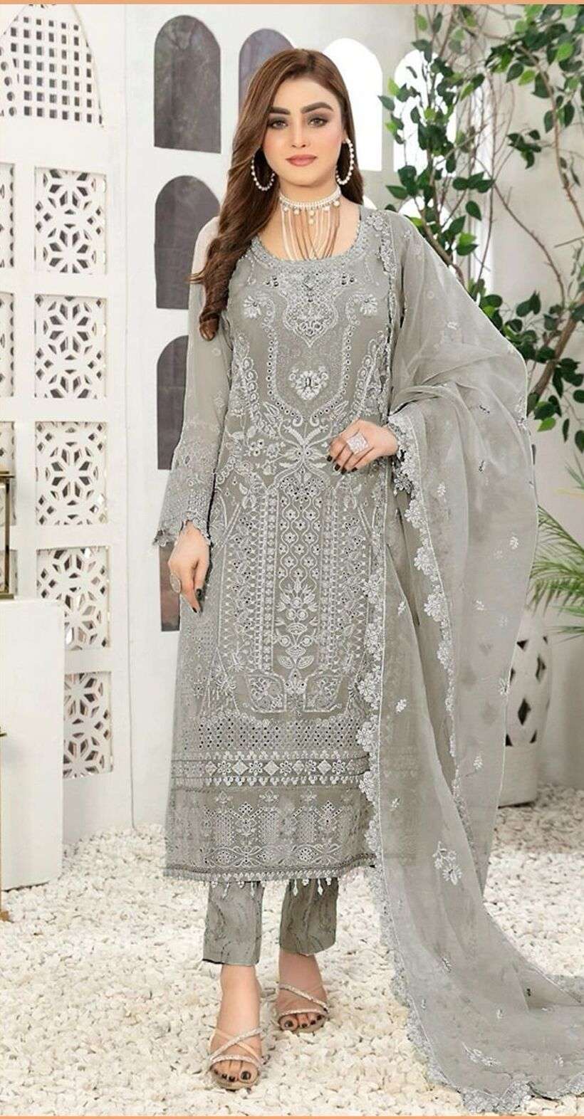 Bilqis B 29 A To D Organza Salwar Suit Wholesale catalog