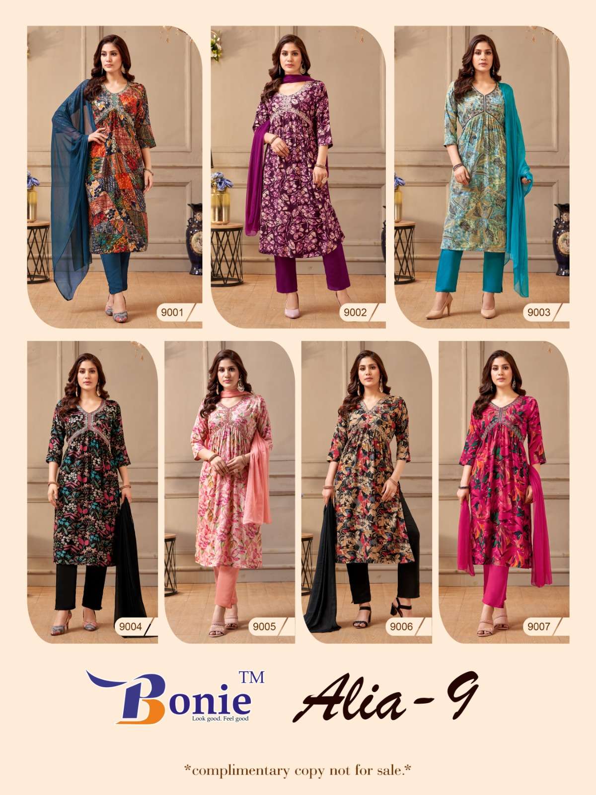 BONIE ALIA 9 Kurti Wholesale catalog