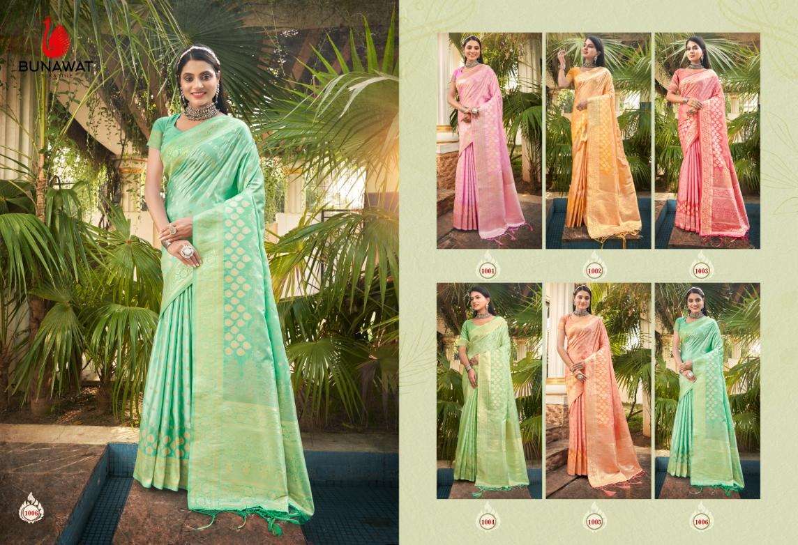 BUNAWAT GULKAND Silk Saree Wholesale catalog