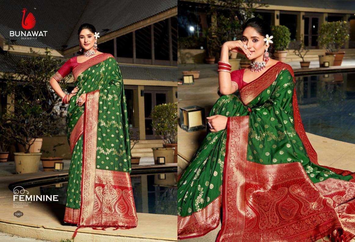 BUNAWAT Priyans Silk Banarasi Silk Saree Wholesale catalog