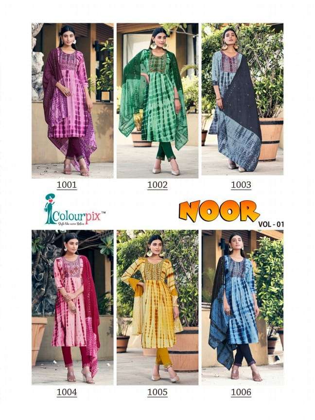 COLOURPIX NOOR VOL.1 Kurti Wholesale catalog