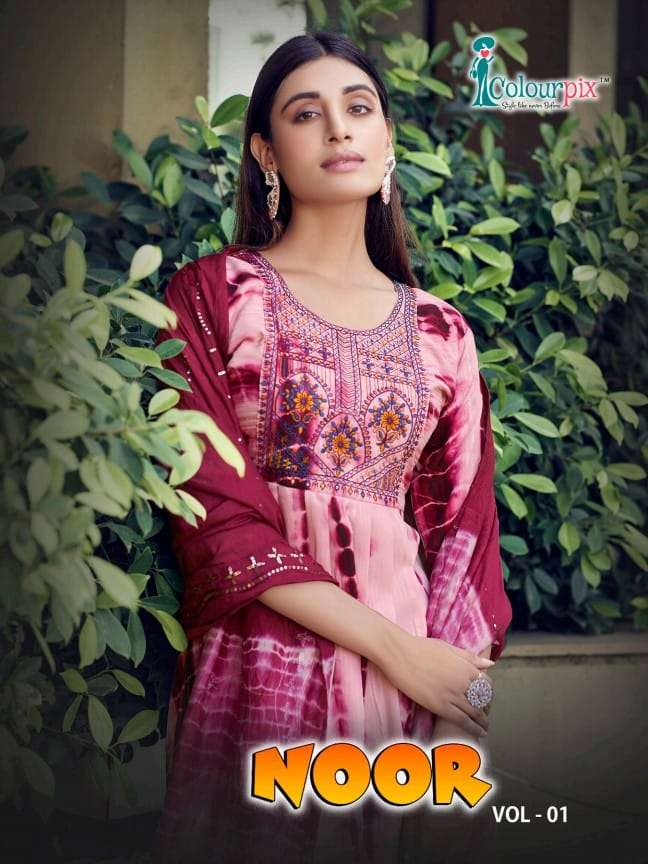 COLOURPIX NOOR VOL.1 Kurti Wholesale catalog