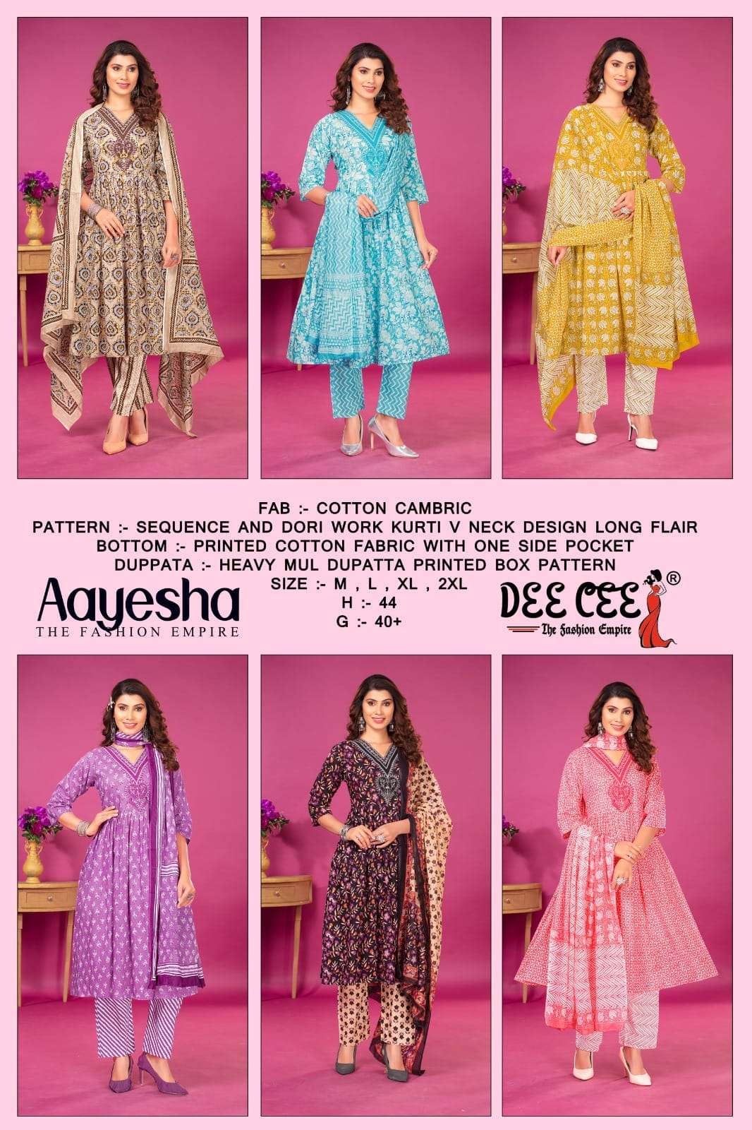 DEECEE AAYESHA Kurti Wholesale catalog