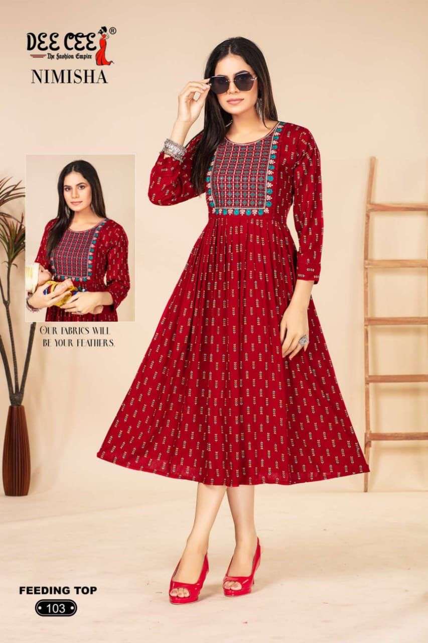 DEECEE NIMISHA Kurti Wholesale catalog