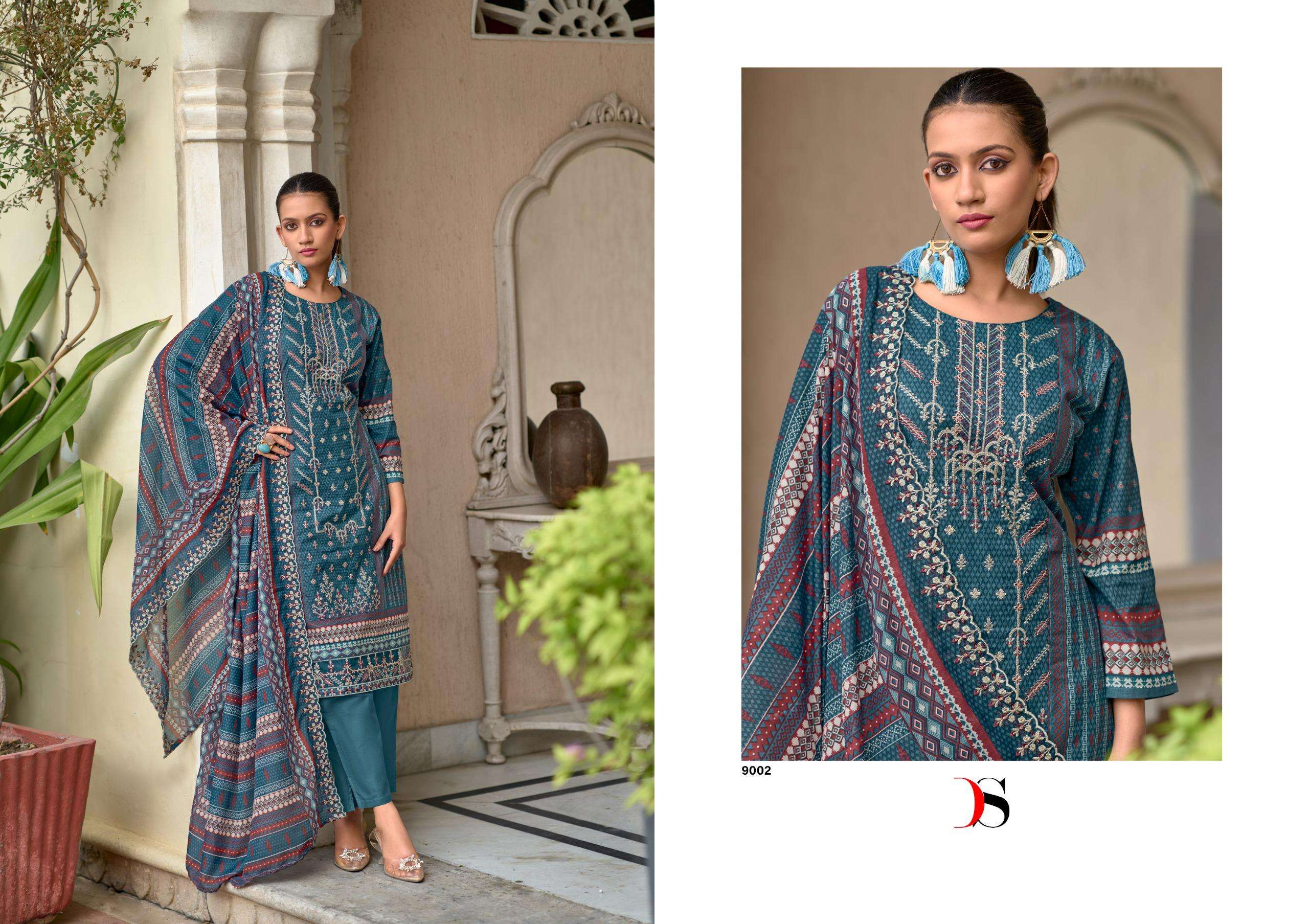 Deepsy Bin Saeed 9 Lawn Collection Salwar Kameez Wholesale catalog