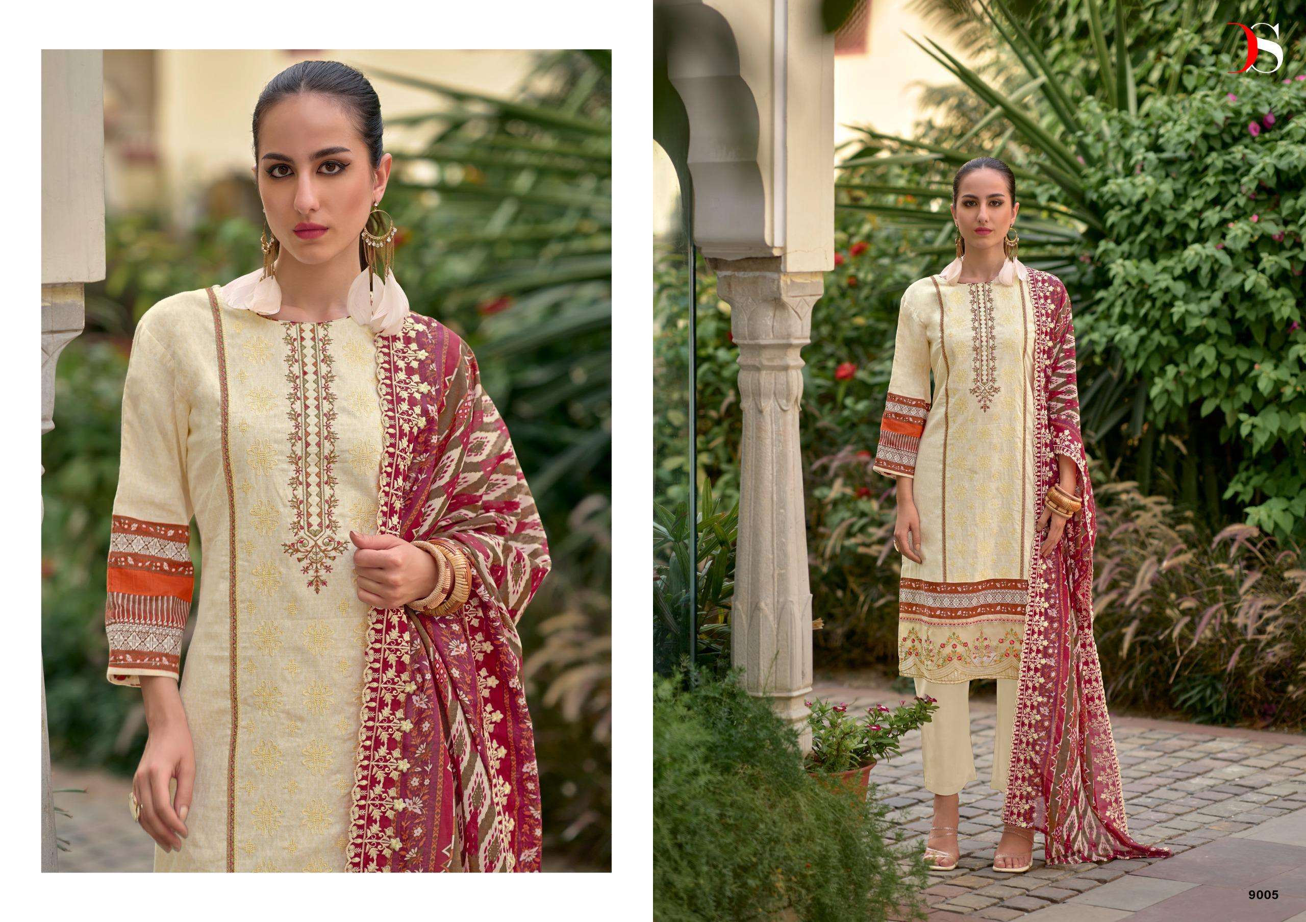 Deepsy Bin Saeed 9 Lawn Collection Salwar Kameez Wholesale catalog