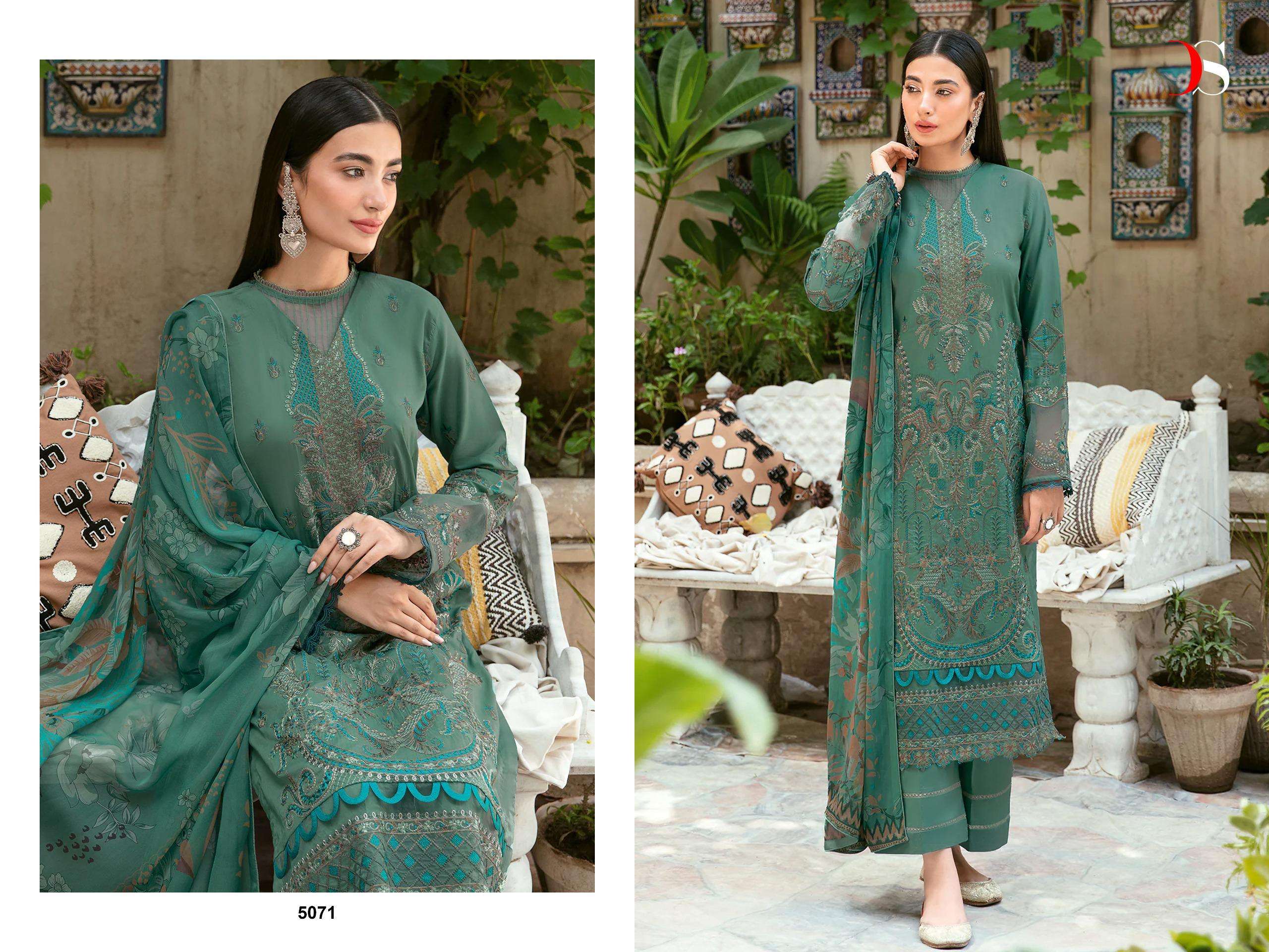 Deepsy Cheveron 12 Chiffon Dupatta Pakistani Suit Wholesale Catalog