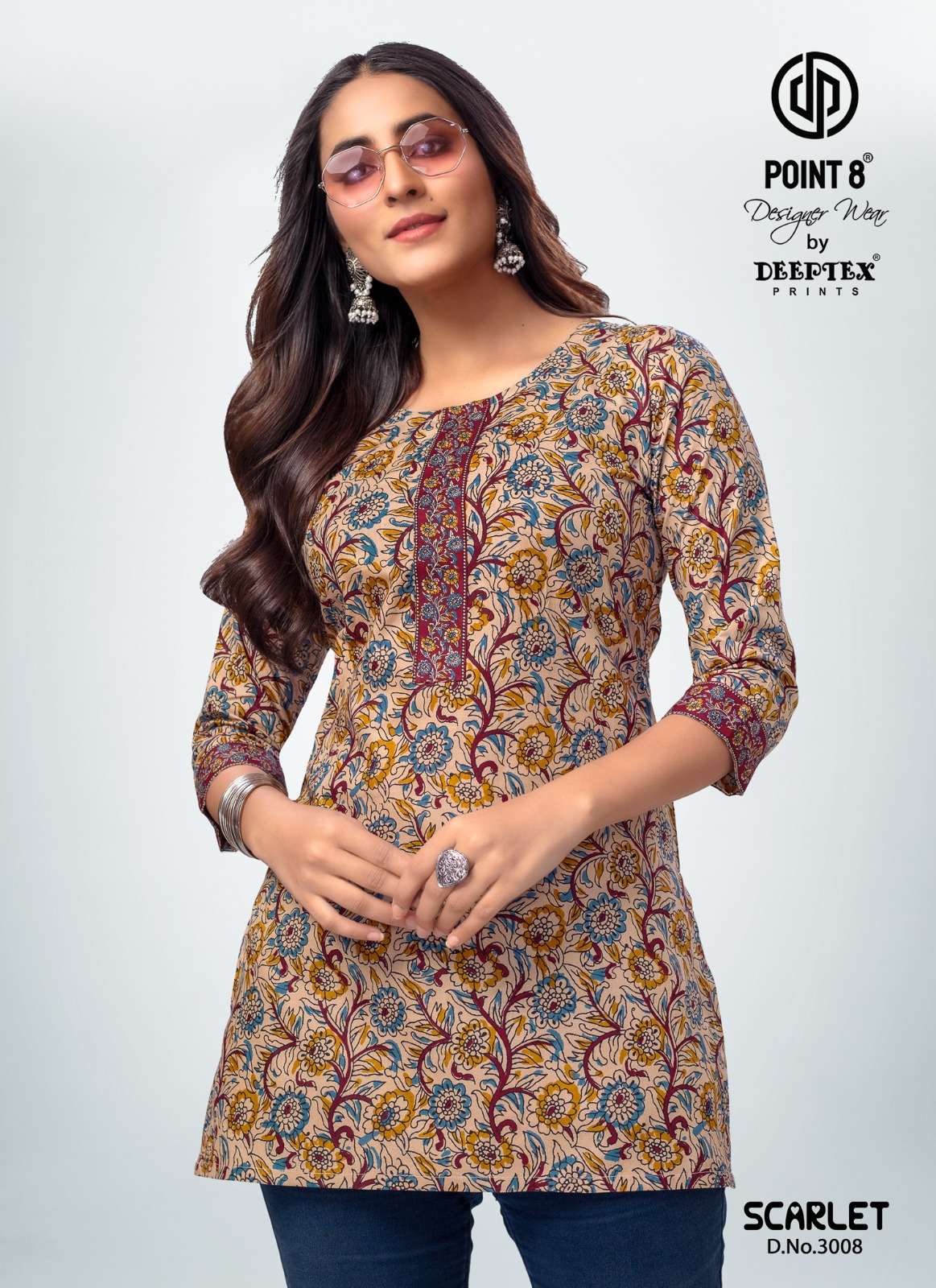 Deeptex Scarlet Vol-3 – Short Tops Wholesale Catalog