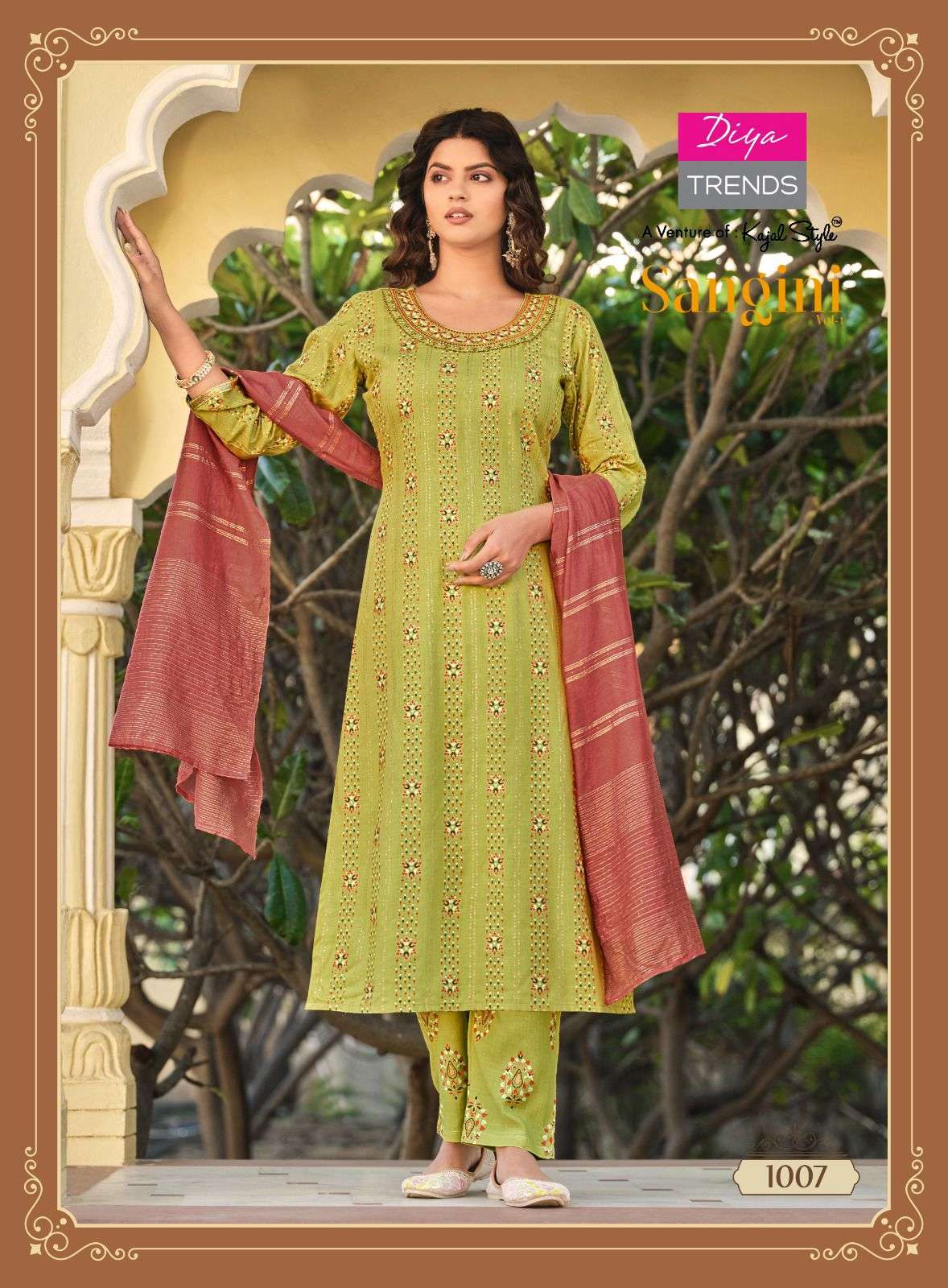 DIYA TRENDS SANGINI VOL.1 Kurti Wholesale catalog