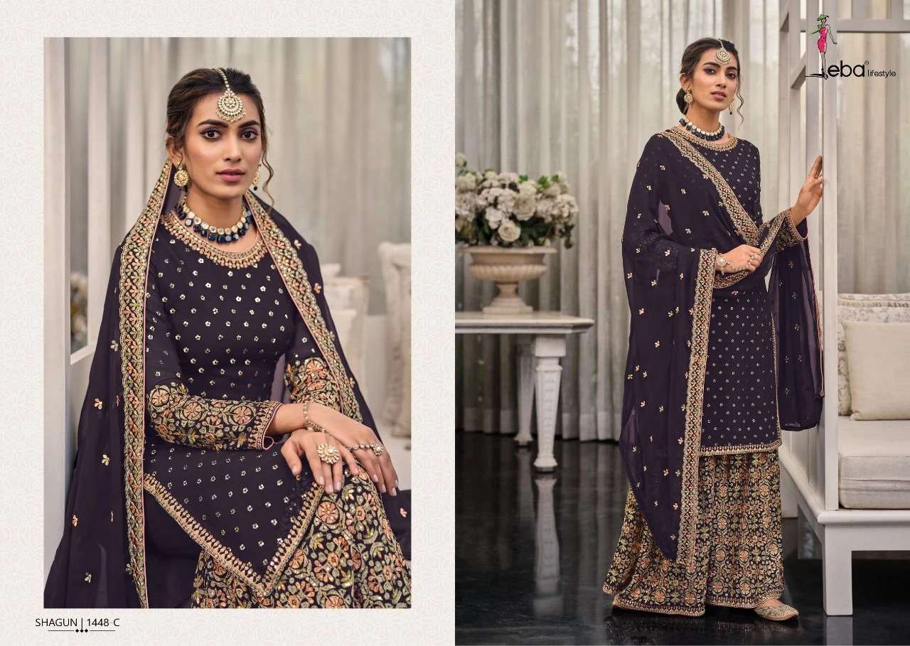 Eba Shagun Color Edition Nx Designer Salwar Kameez Wholesale catalog