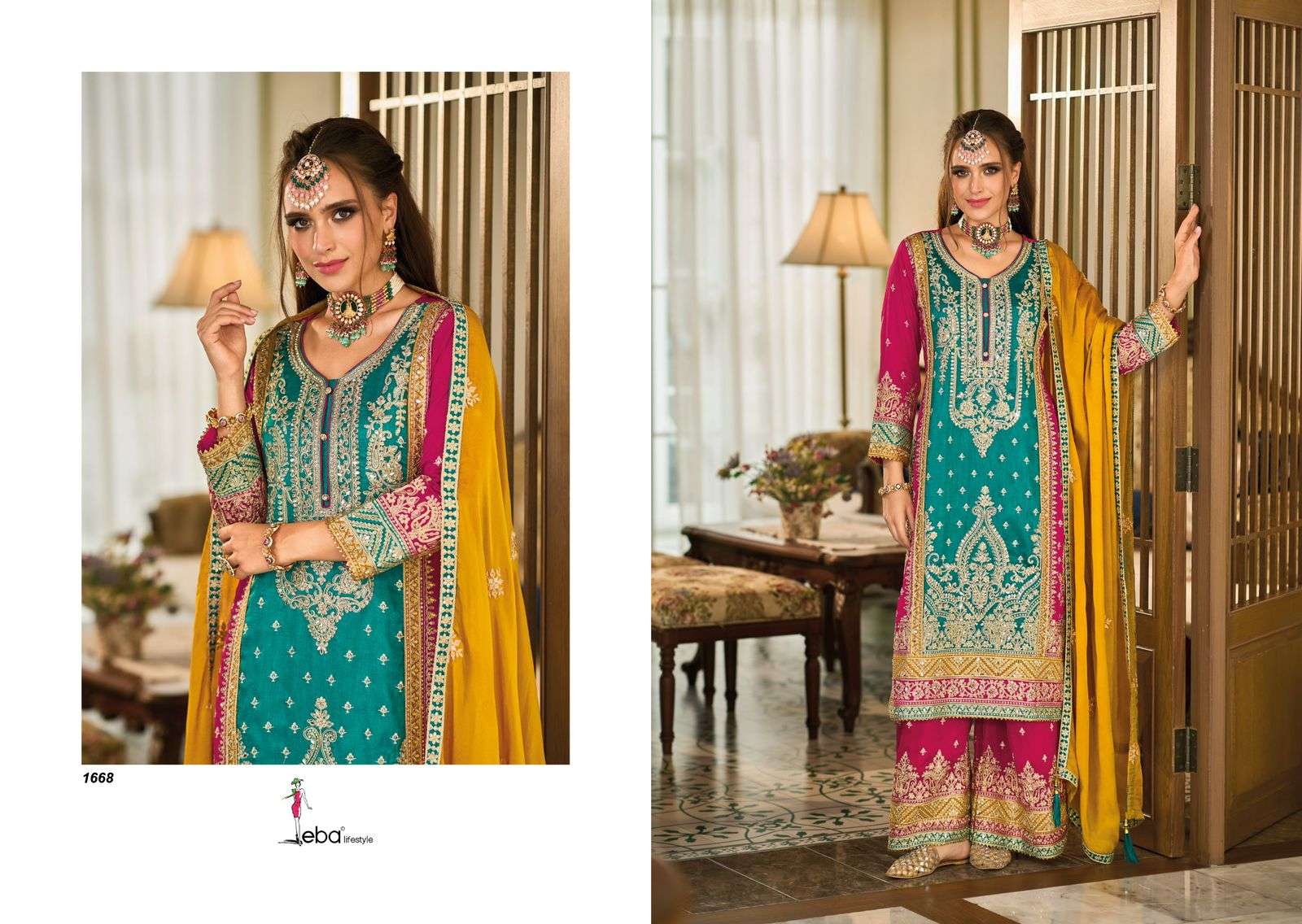 Eba Swara Premium Silk Salwar Kameez Wholesale catalog