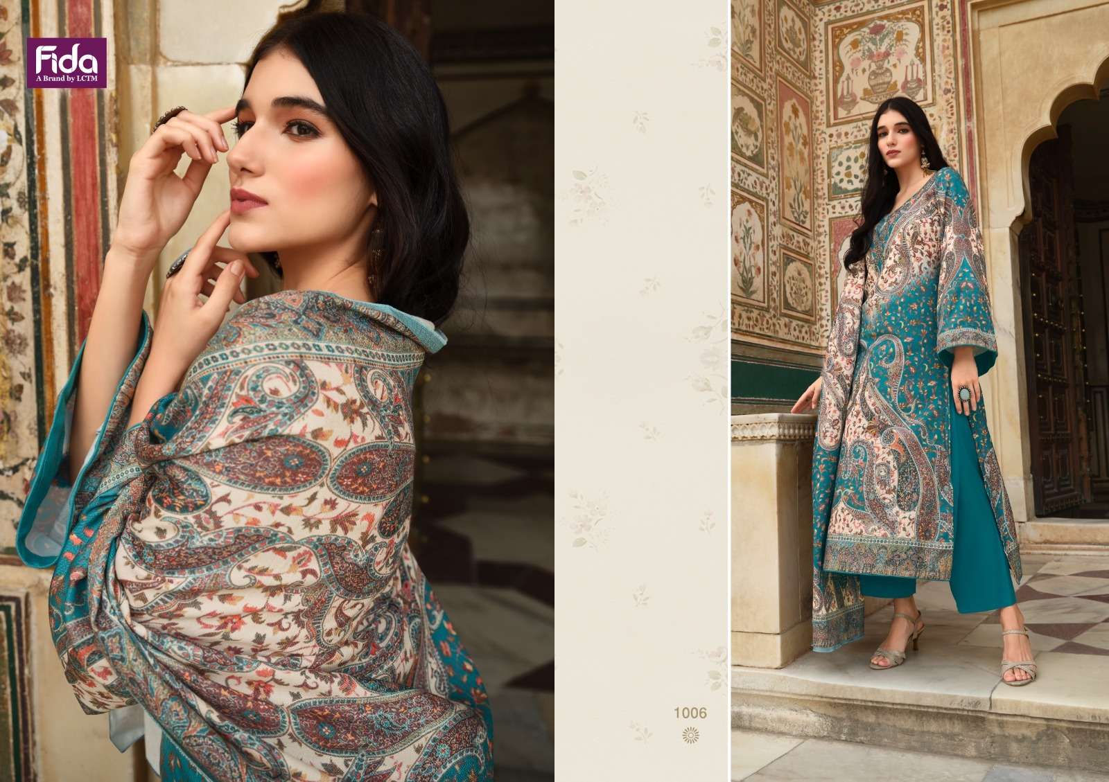 Fida Anahat Digital Blended Cotton Dress Material Wholesale catalog